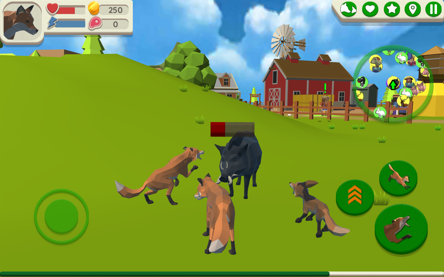 اسکرین شات 1 بازی Fox Family - Animal Simulator