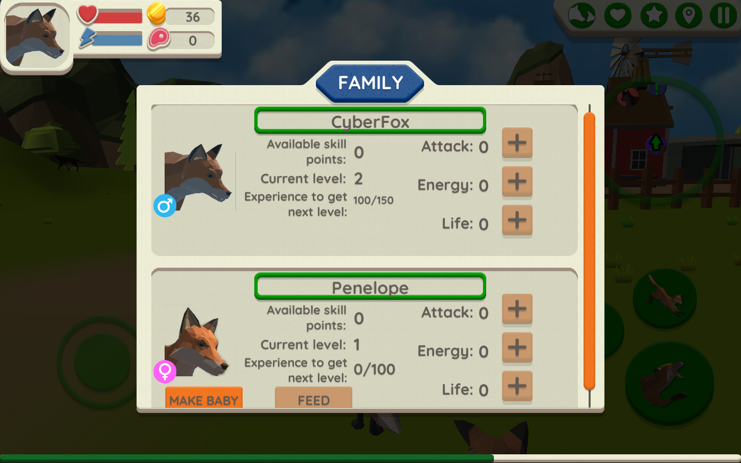 اسکرین شات 4 بازی Fox Family - Animal Simulator