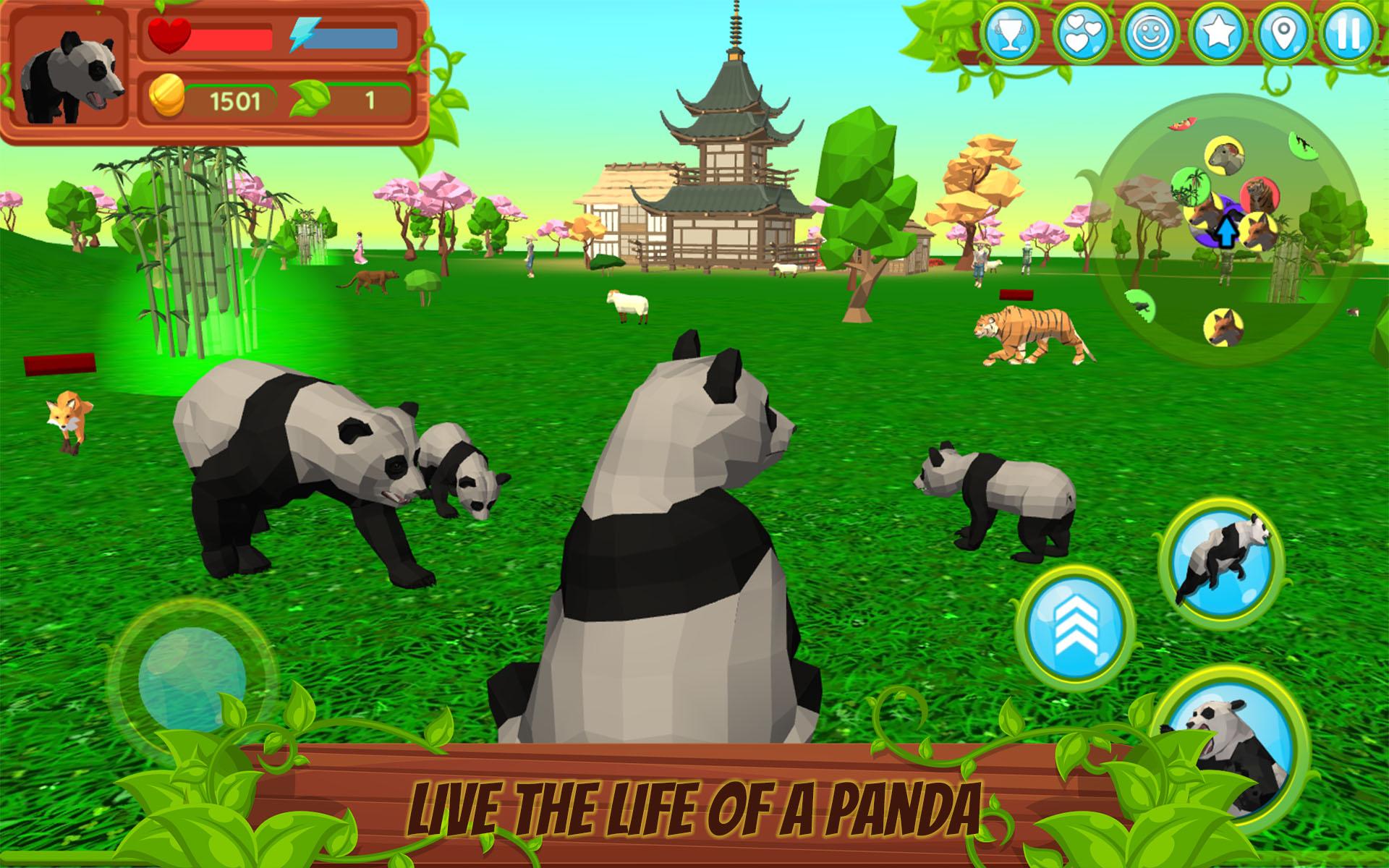 اسکرین شات 1 بازی Panda Simulator 3D Animal Game