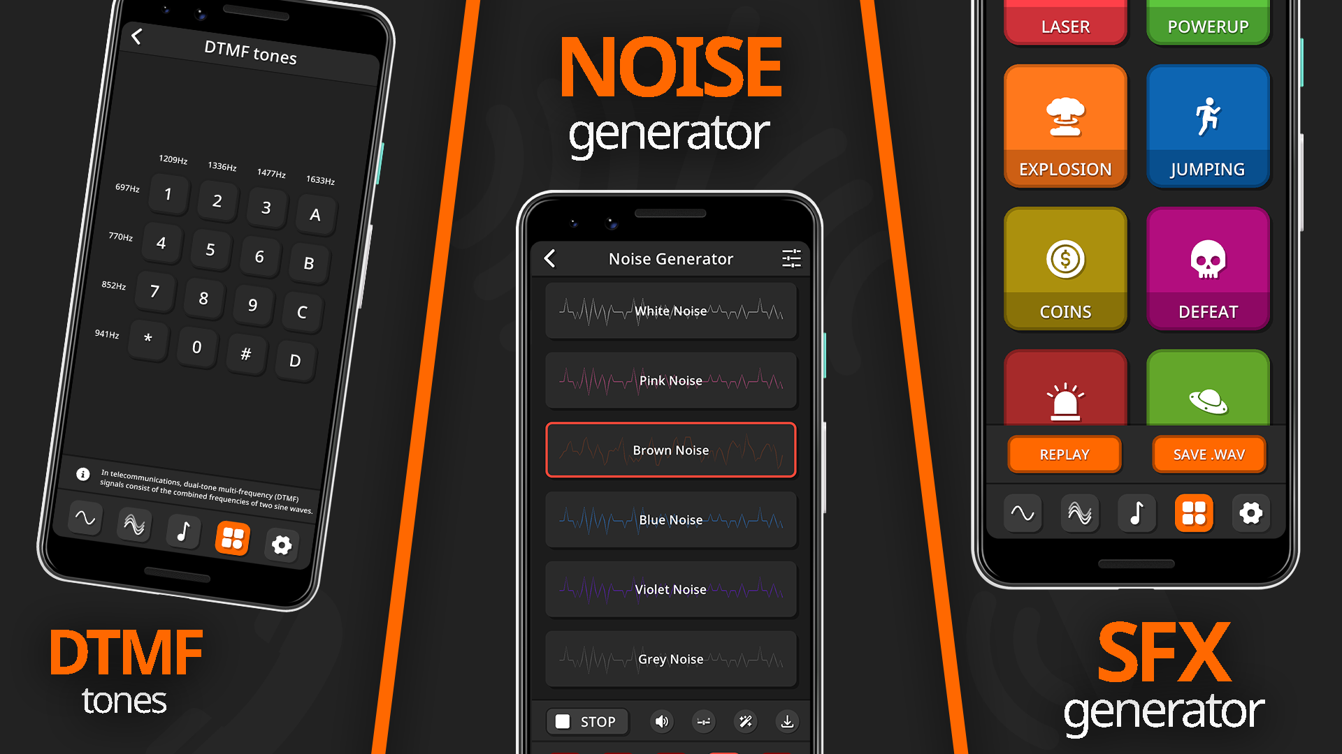 اسکرین شات 6 برنامه Frequency Sound Generator