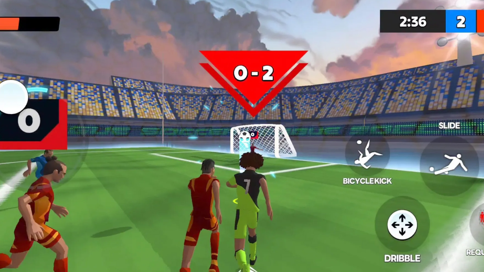 اسکرین شات 1 بازی Soccer League: 4v4 Soccer Game