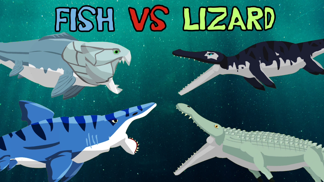 اسکرین شات 2 بازی Megalodon Fights Mosasaurus