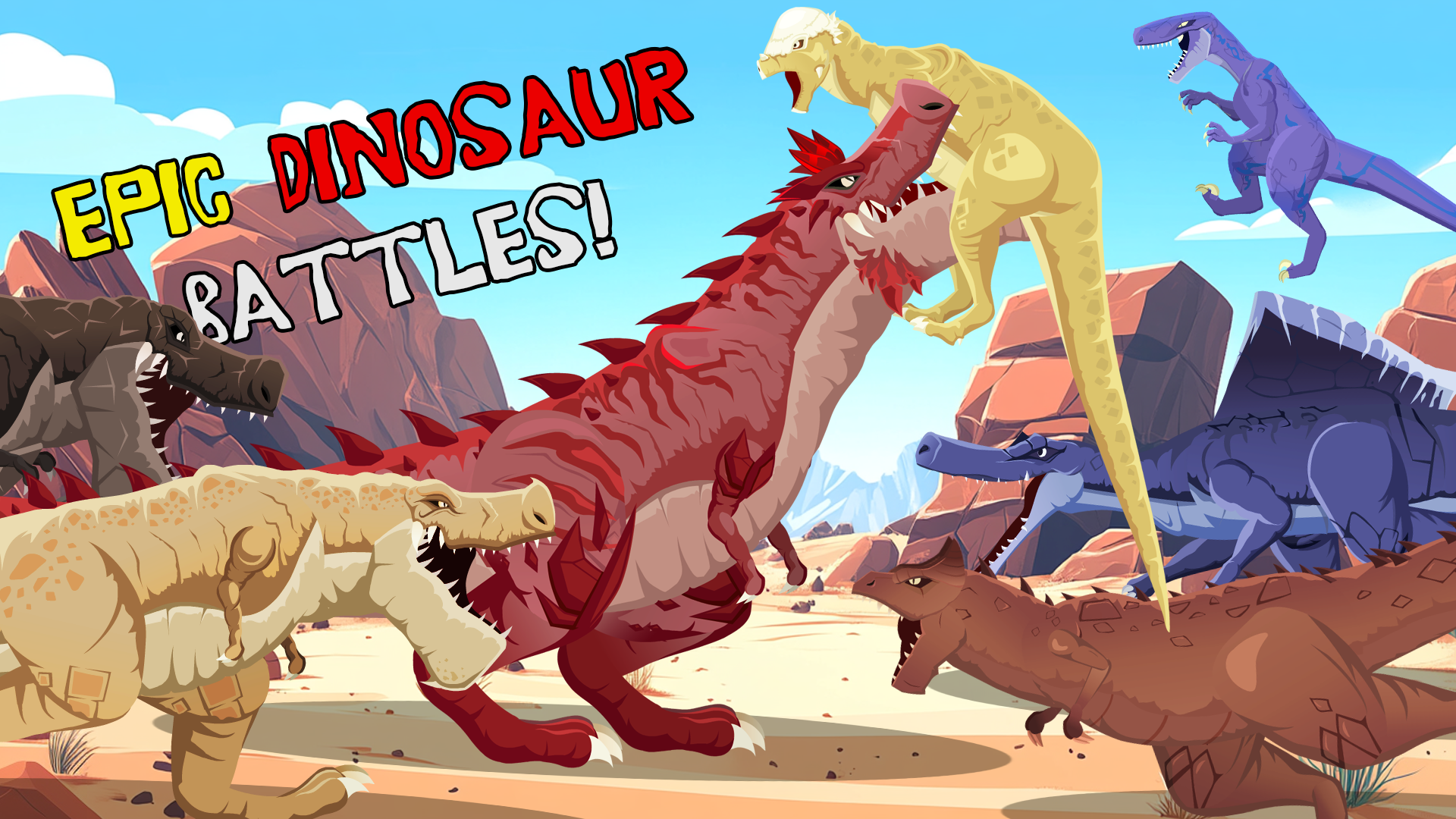 اسکرین شات 1 بازی T-Rex Crush: Jurassic War