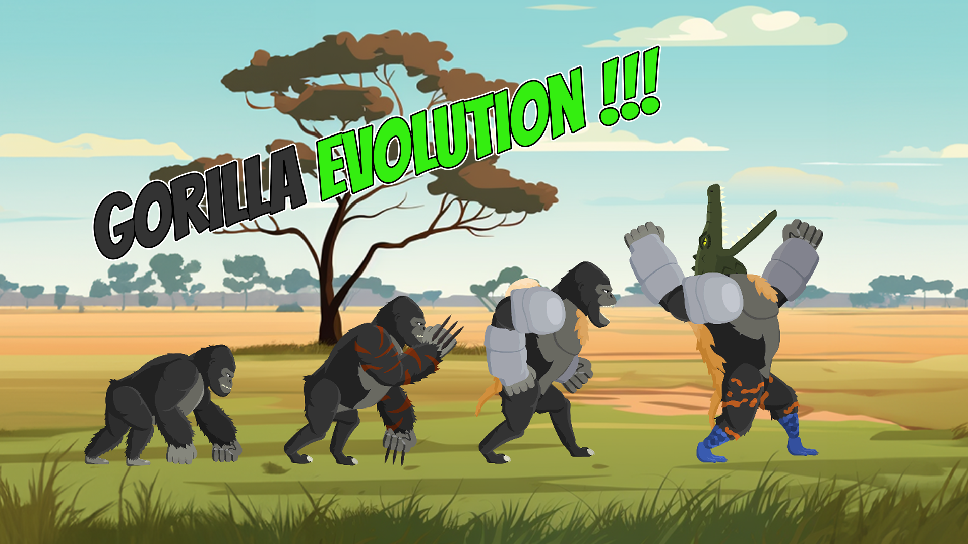 اسکرین شات 2 بازی Hybrid Arena: Gorilla vs Lion