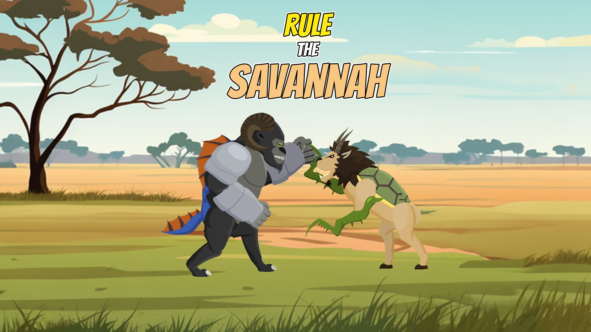 اسکرین شات 4 بازی Hybrid Arena: Gorilla vs Lion