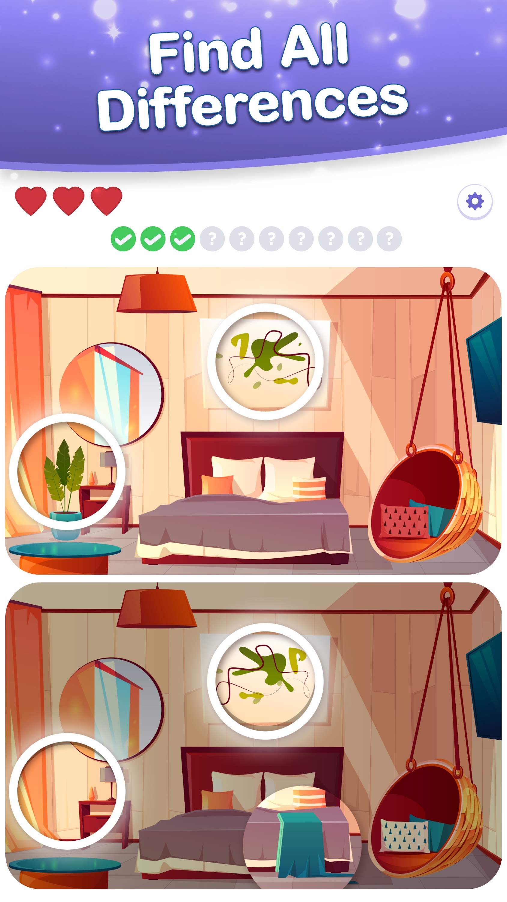 اسکرین شات 1 بازی Find Differences Search & Spot