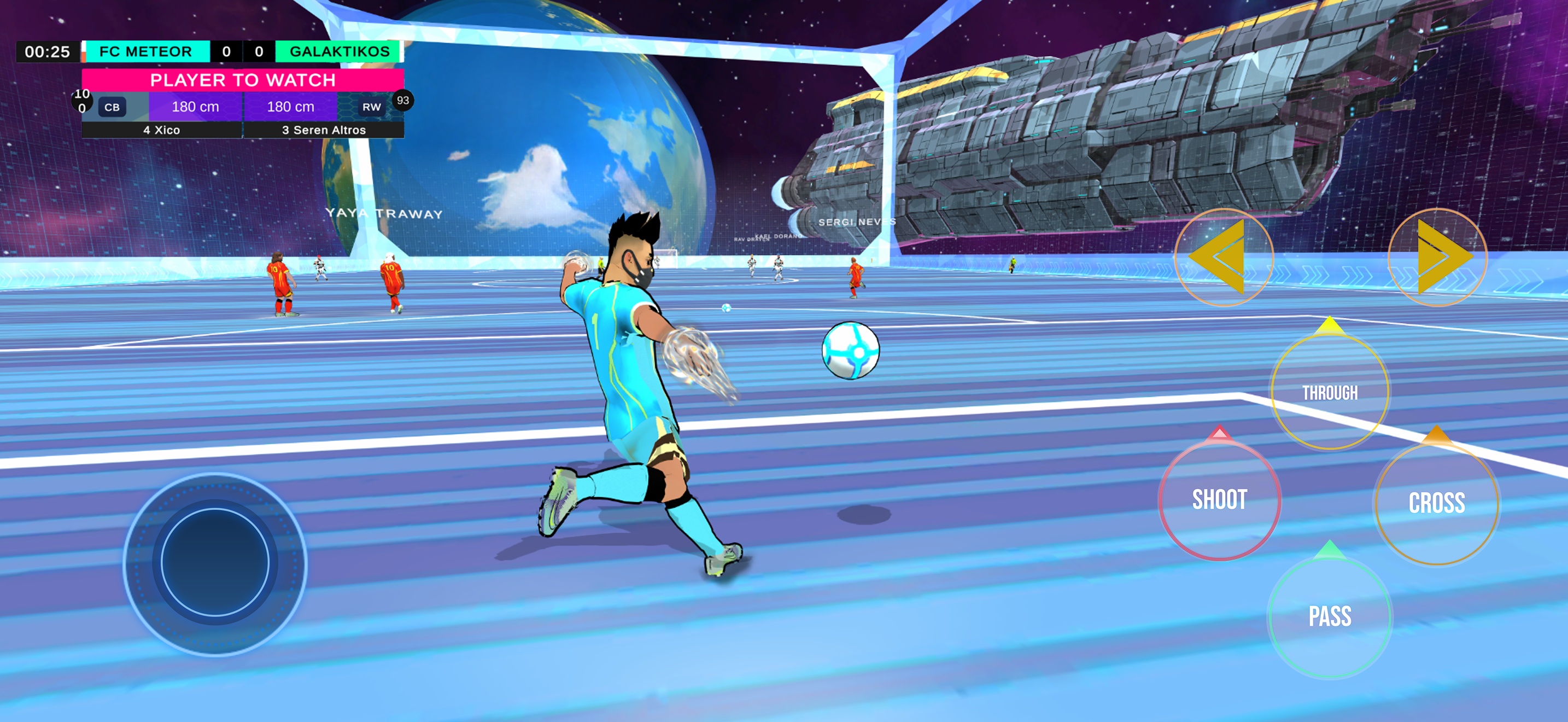 اسکرین شات 4 بازی Galaxy Soccer : 3v3 match