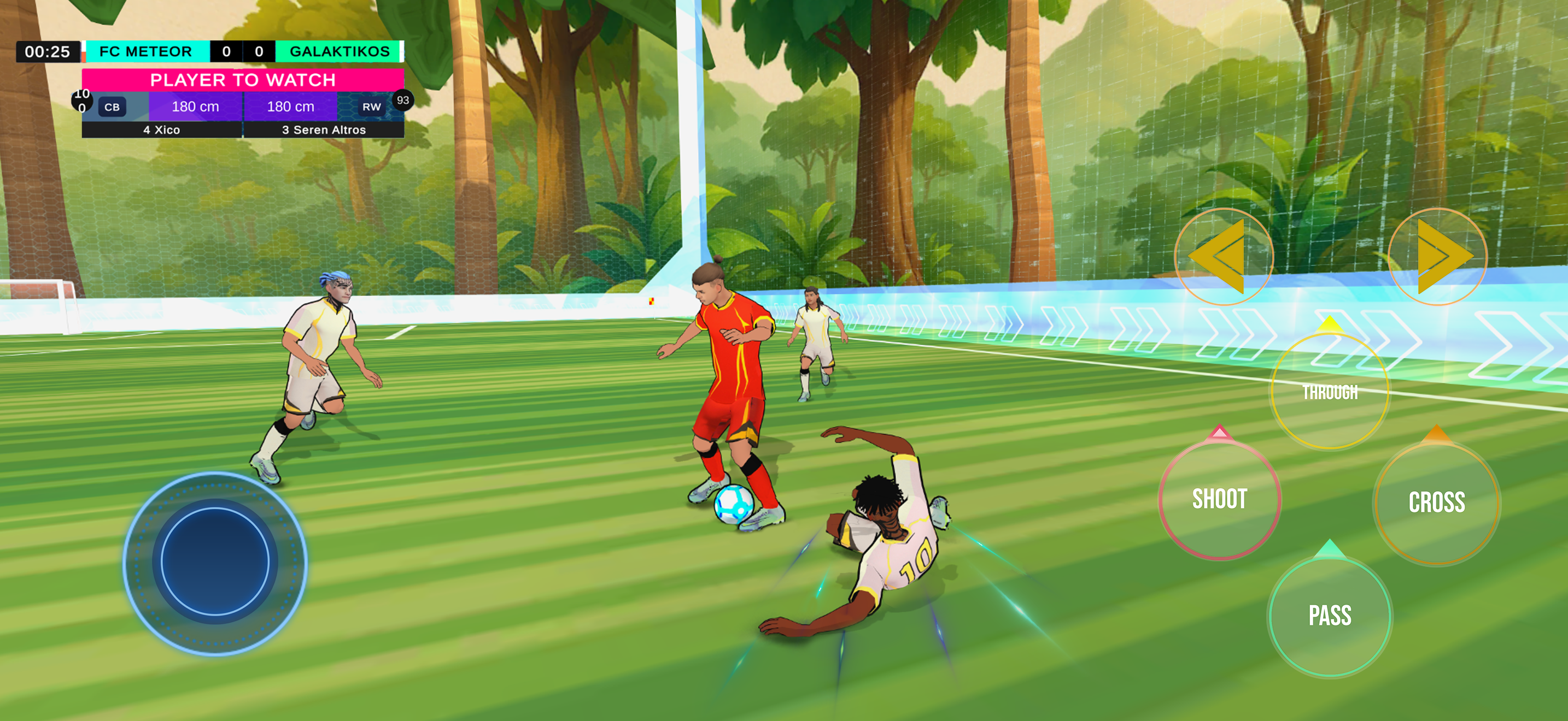 اسکرین شات 1 بازی Galaxy Soccer : 3v3 match