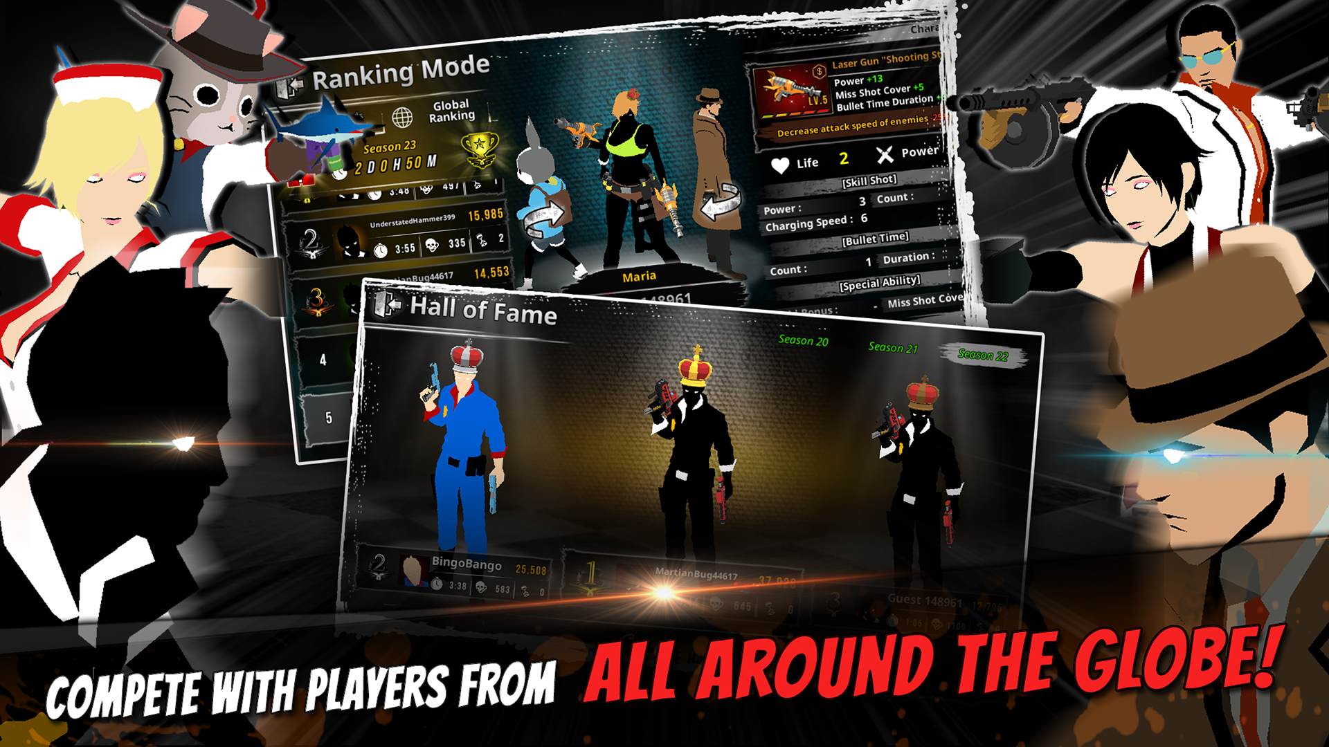 اسکرین شات 4 بازی GunStrider: Tap Strike