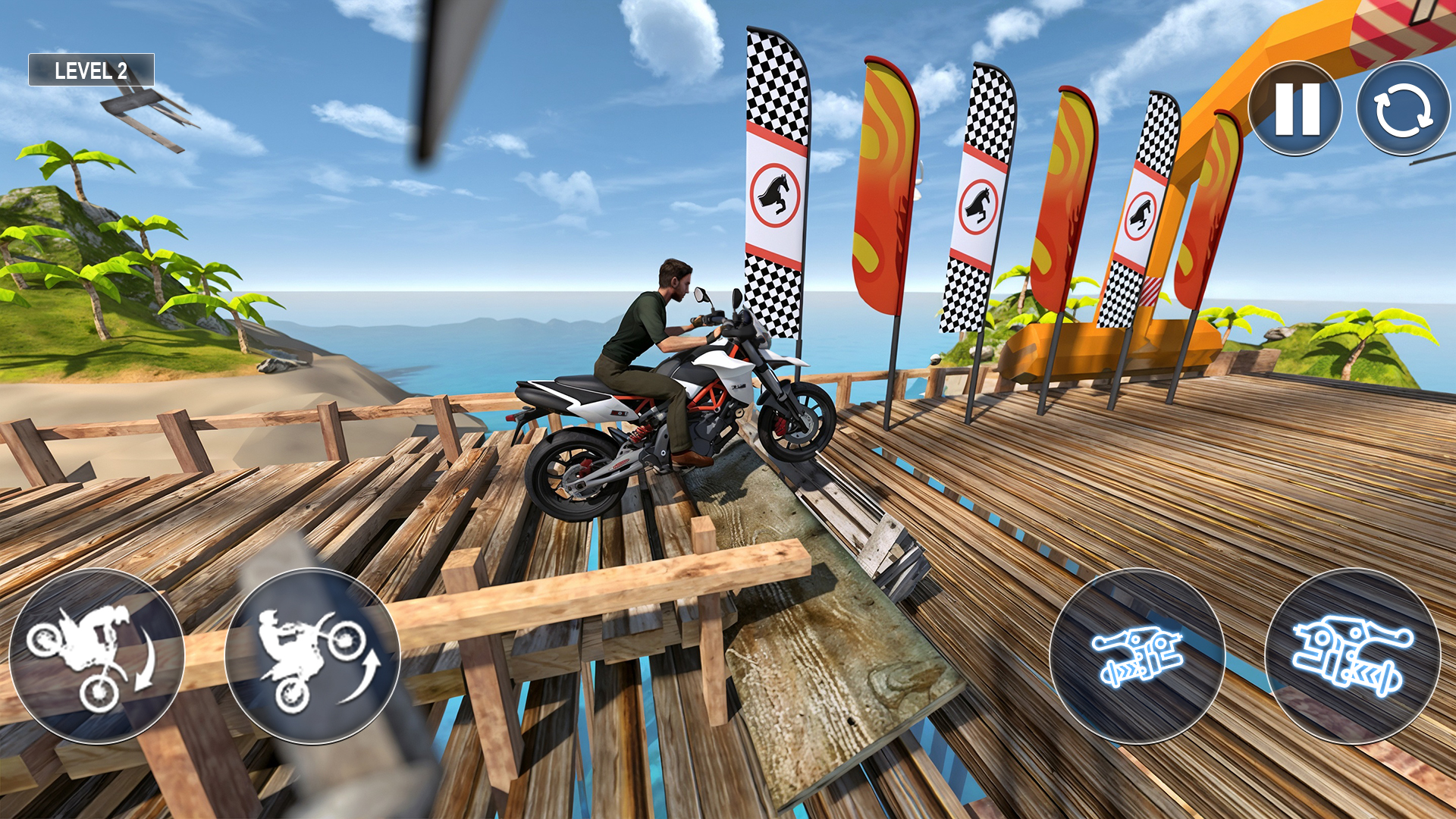 اسکرین شات 5 بازی Bike Stunts Race : Bike Games