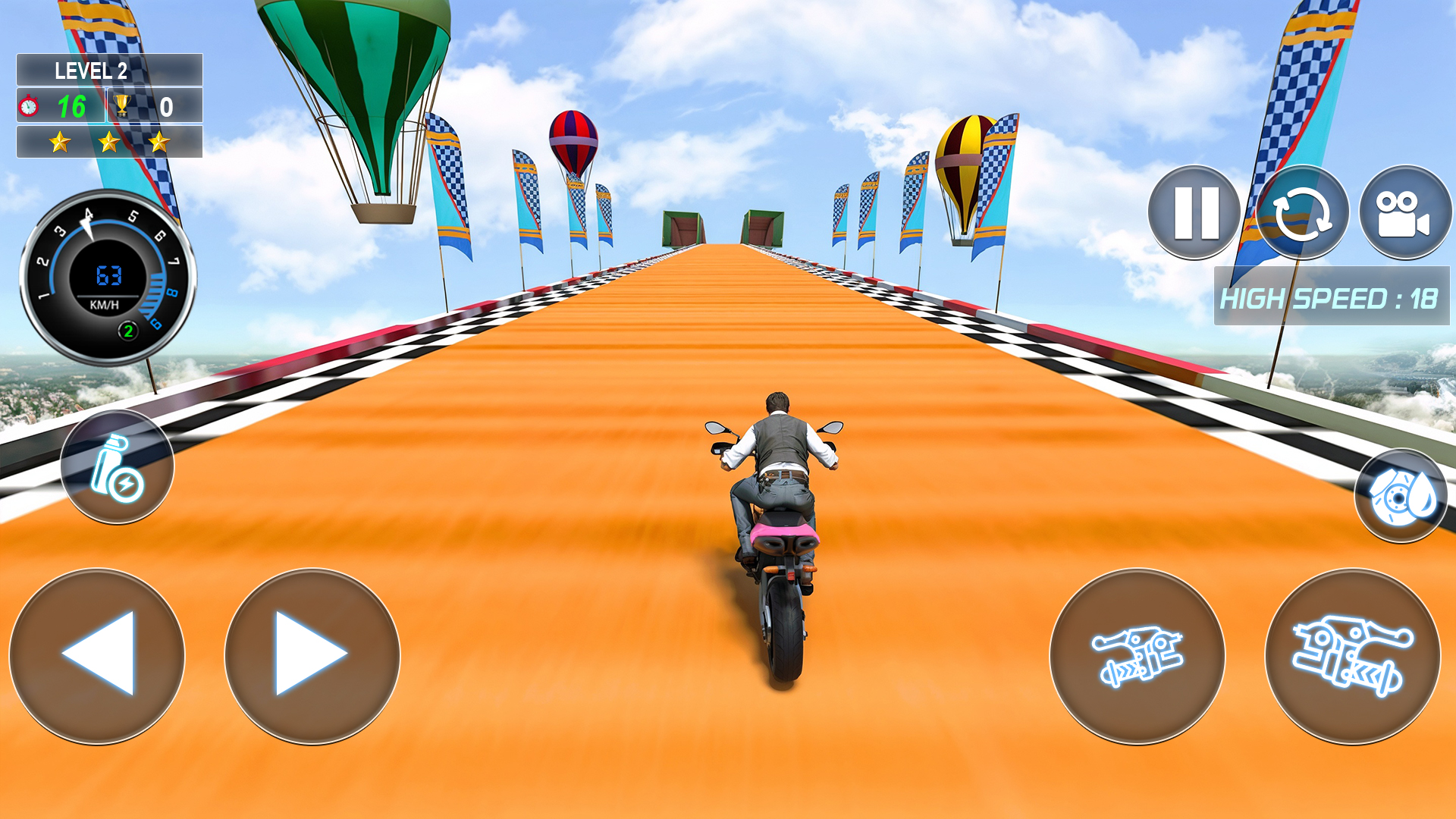 اسکرین شات 7 بازی Bike Stunts Race : Bike Games
