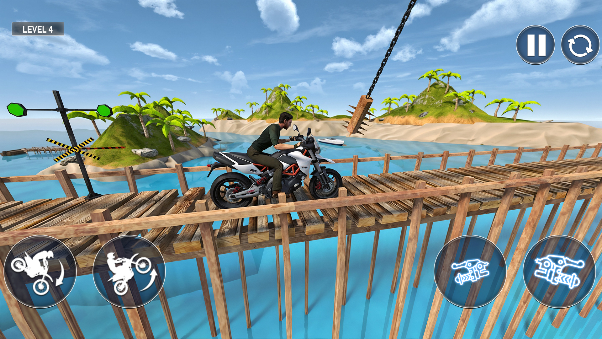 اسکرین شات 4 بازی Bike Stunts Race : Bike Games