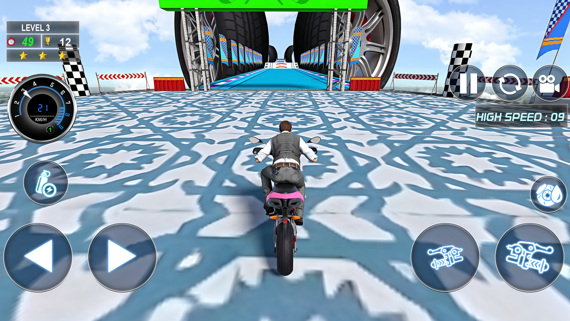 اسکرین شات 6 بازی Bike Stunts Race : Bike Games