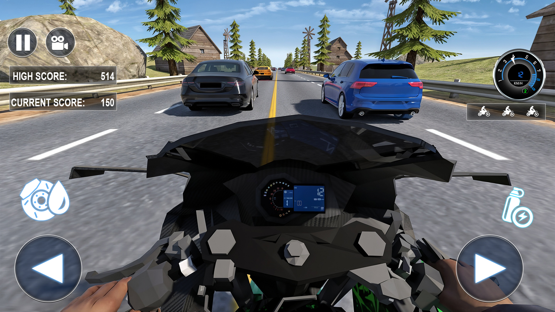 اسکرین شات 3 بازی Bike Stunts Race : Bike Games