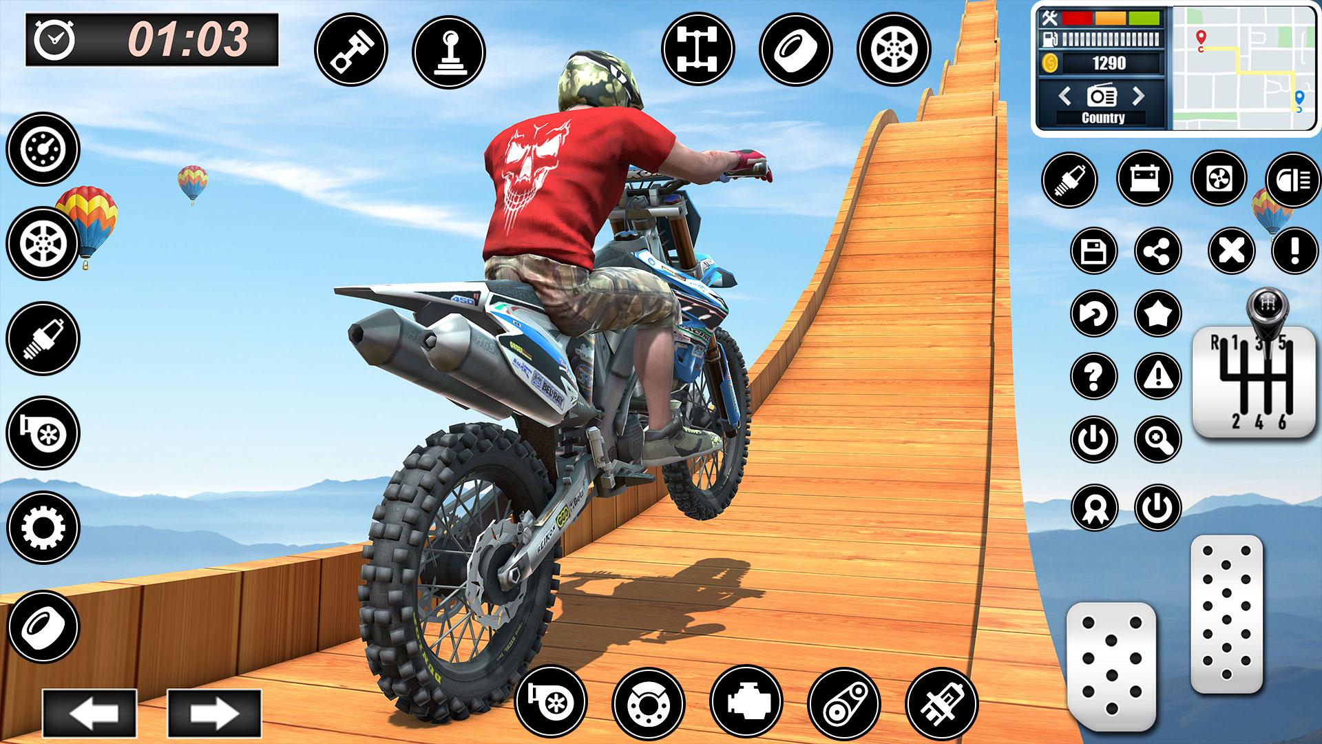 اسکرین شات 1 بازی Bike Stunts Race : Bike Games