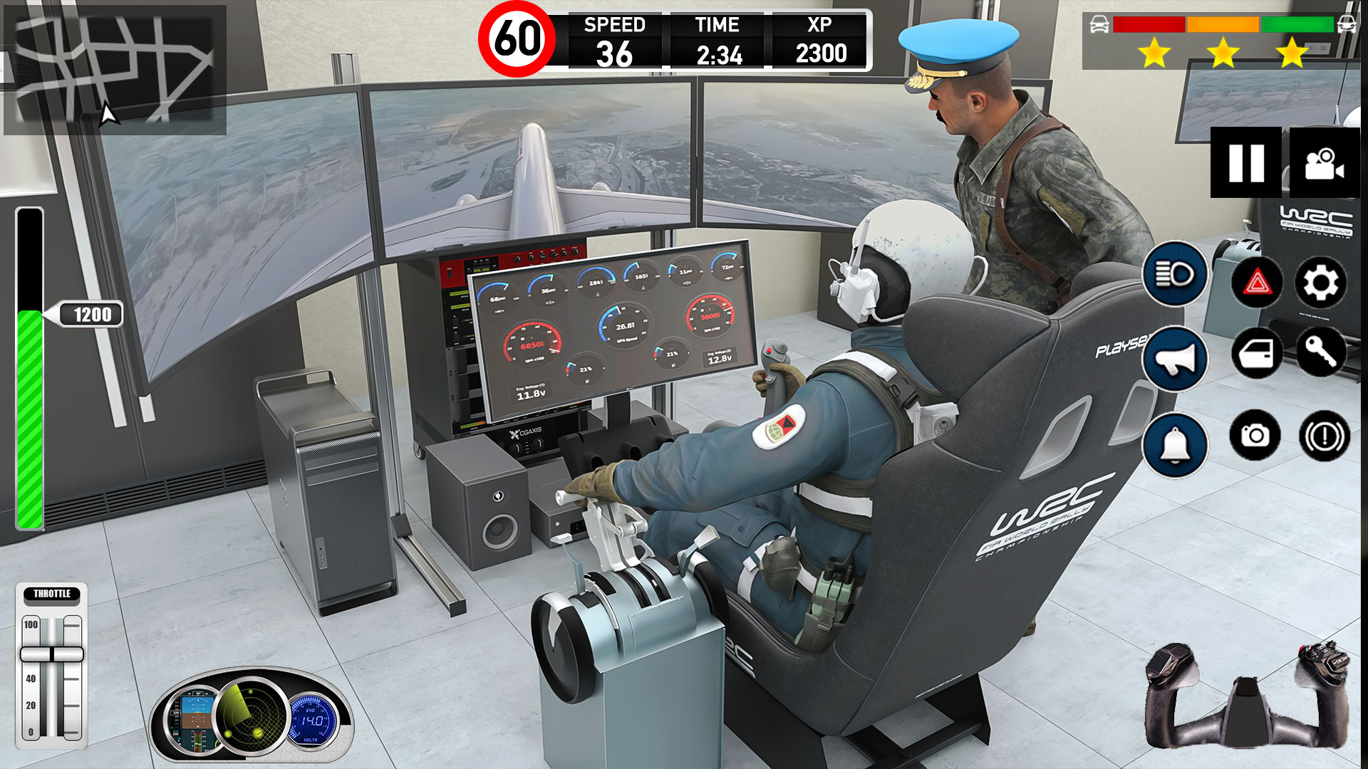 اسکرین شات 3 بازی Plane Pilot Flight Simulator