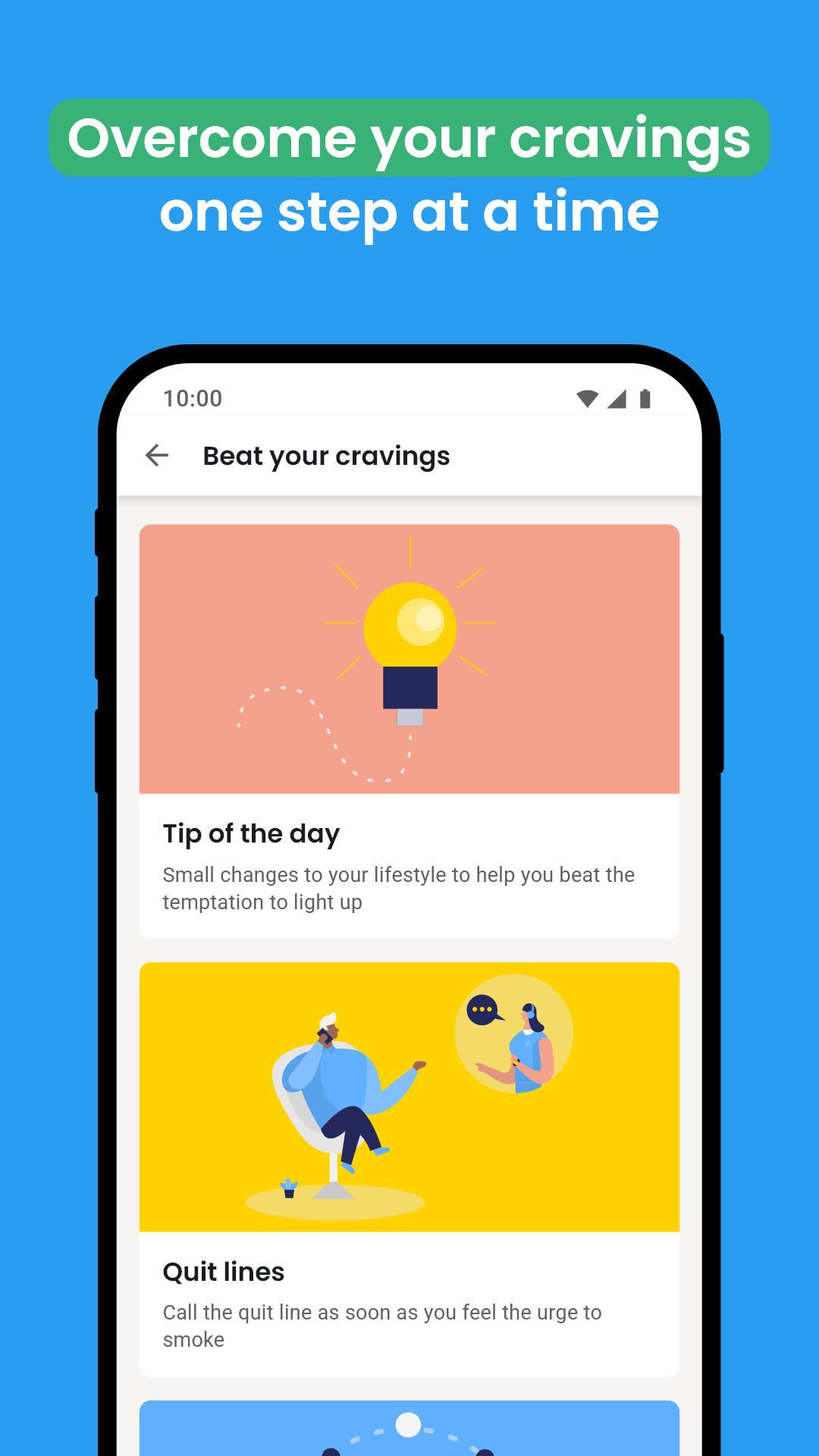 اسکرین شات 3 برنامه QuitNow: Quit smoking for good