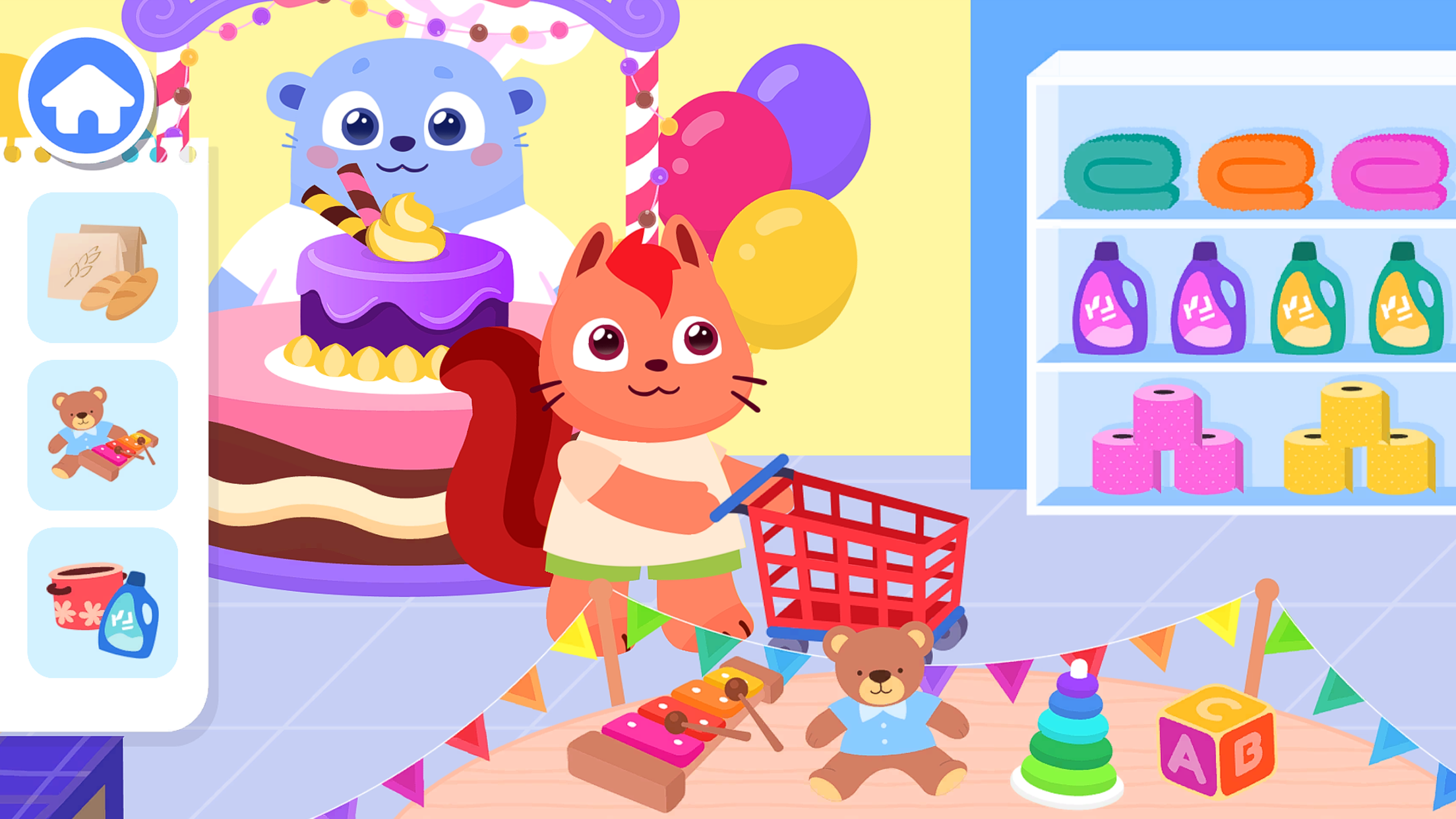 اسکرین شات 3 بازی Baby Supermarket - Go shopping