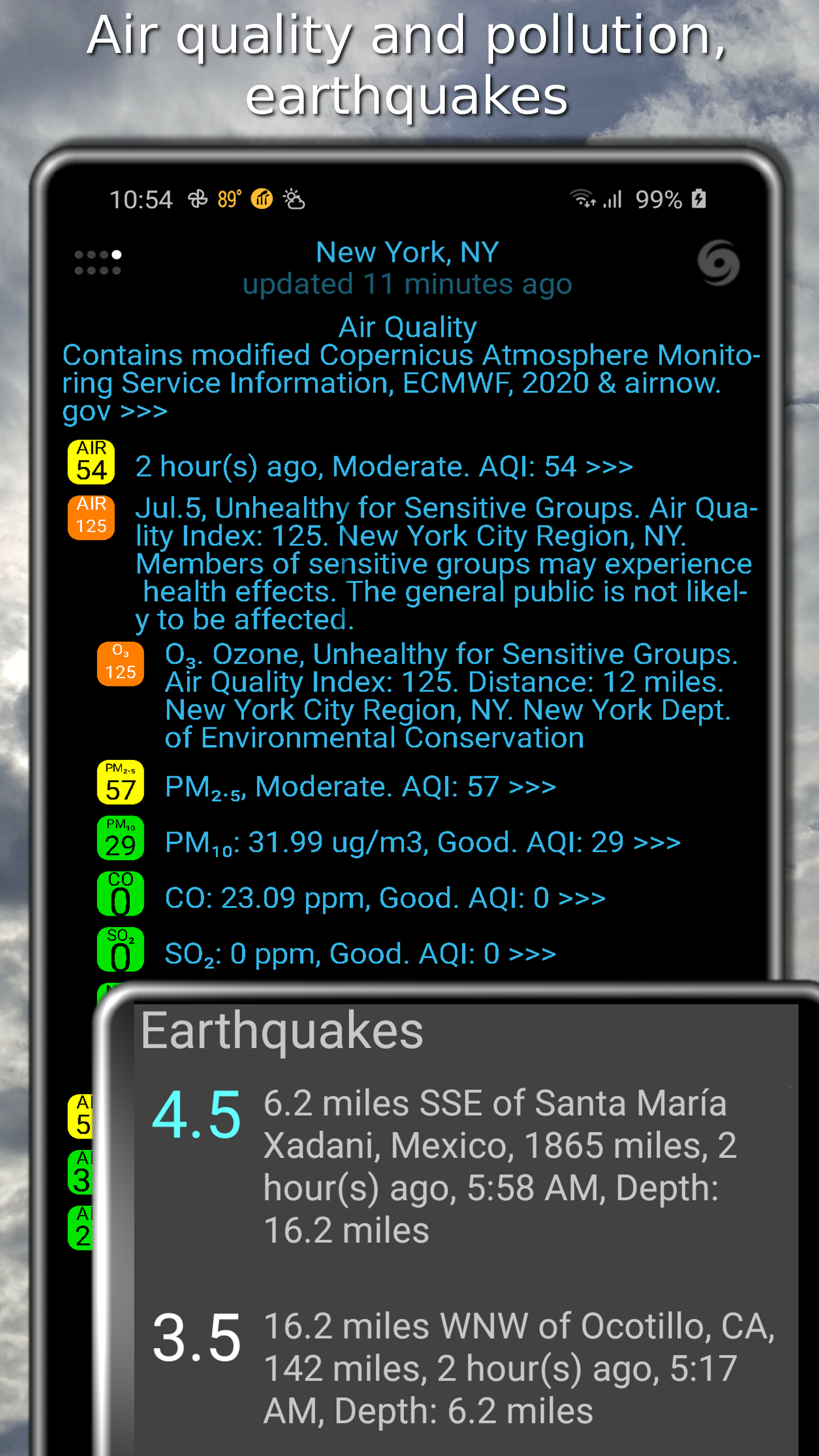 اسکرین شات 6 برنامه eWeather HDF - weather app