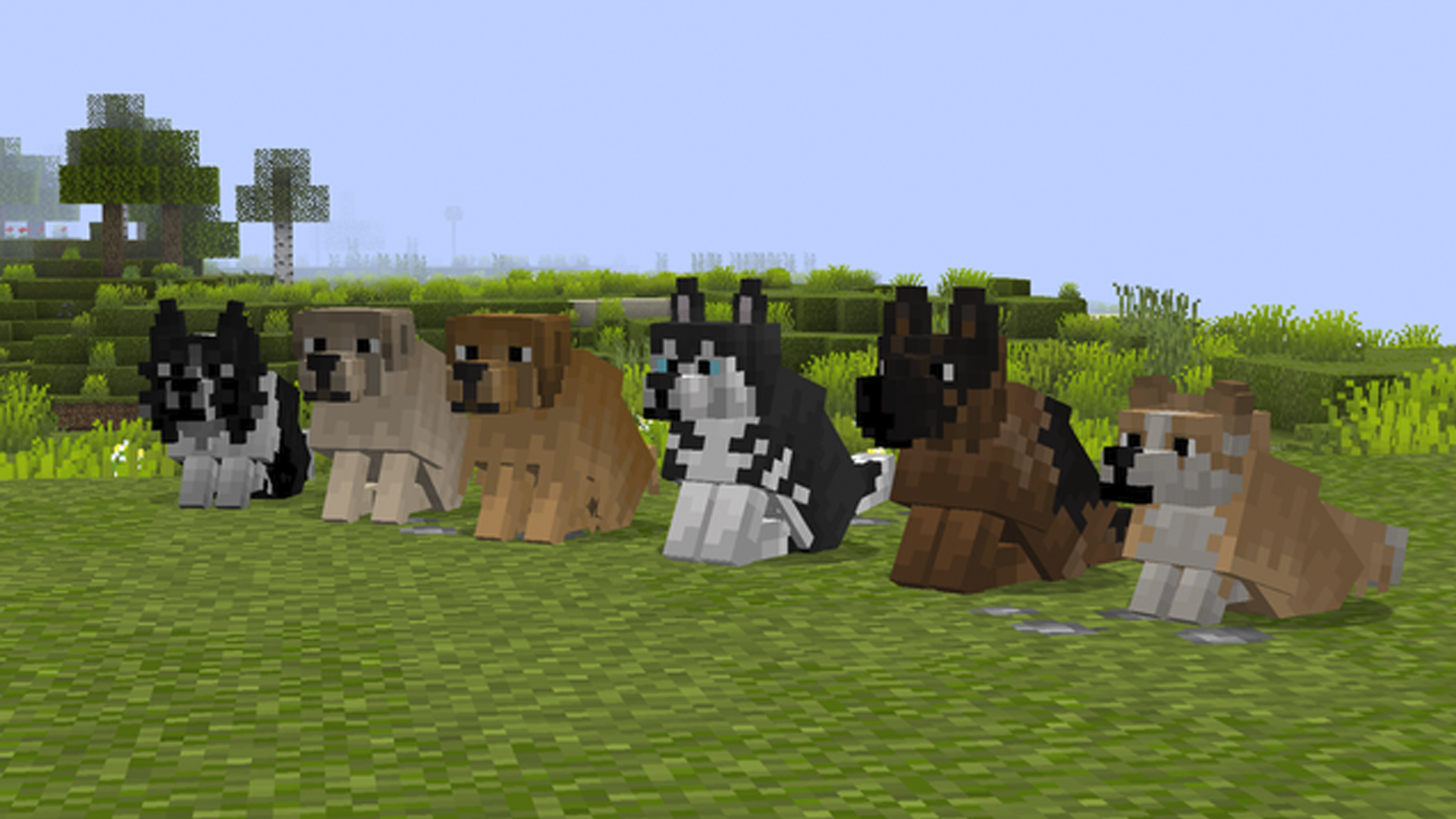 اسکرین شات 4 برنامه Dog Mod for Minecraft PE