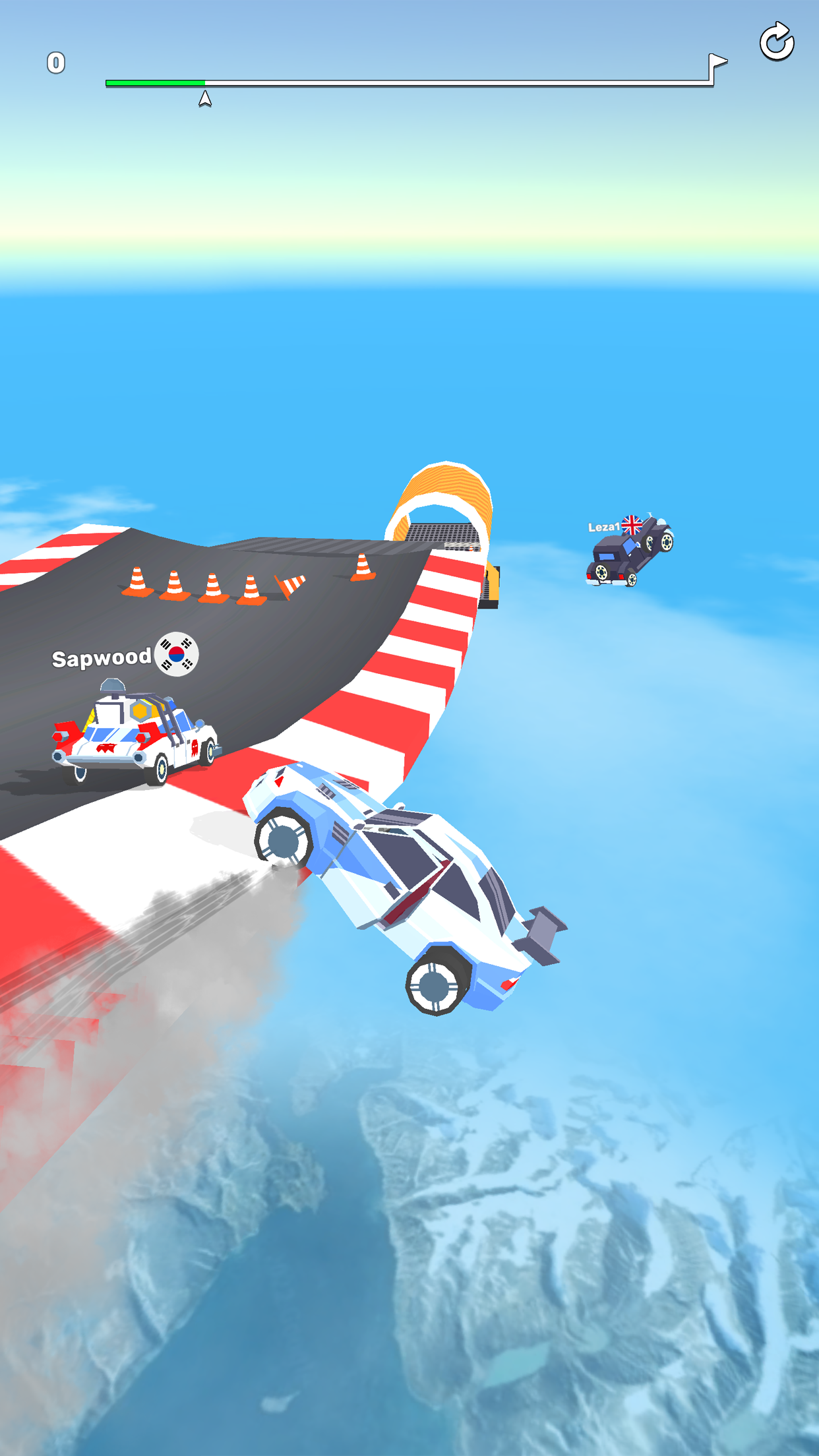 اسکرین شات 1 بازی Ramp Racing 3D — Extreme Race