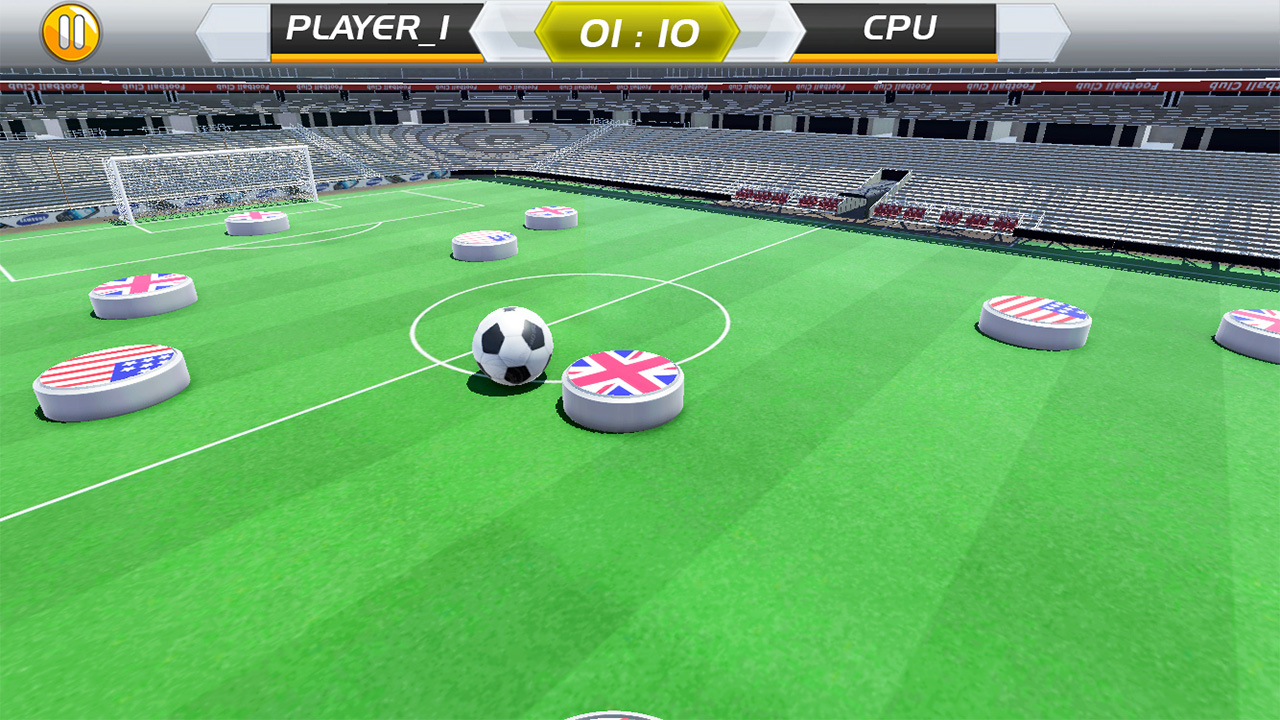 اسکرین شات 2 بازی Finger Play Soccer league