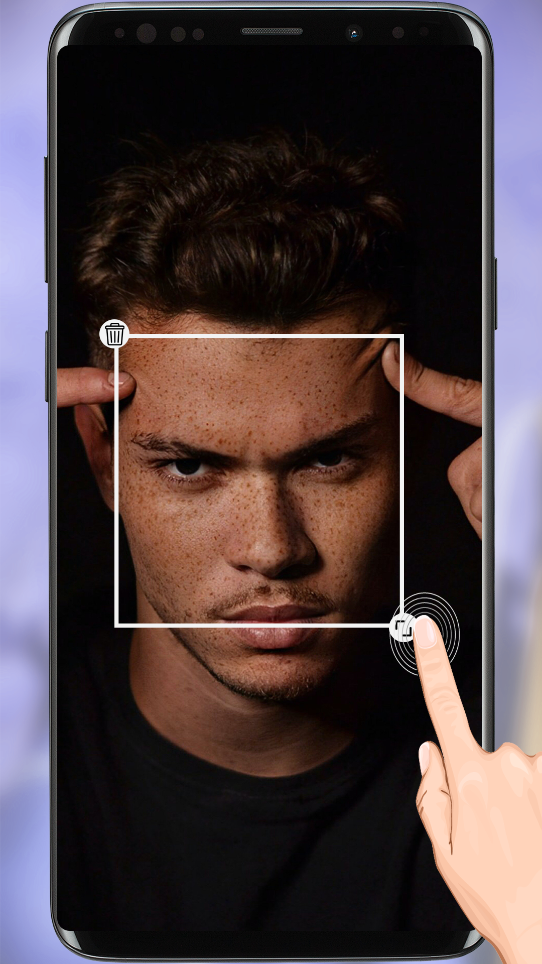 اسکرین شات 2 برنامه Freckles Filter Camera