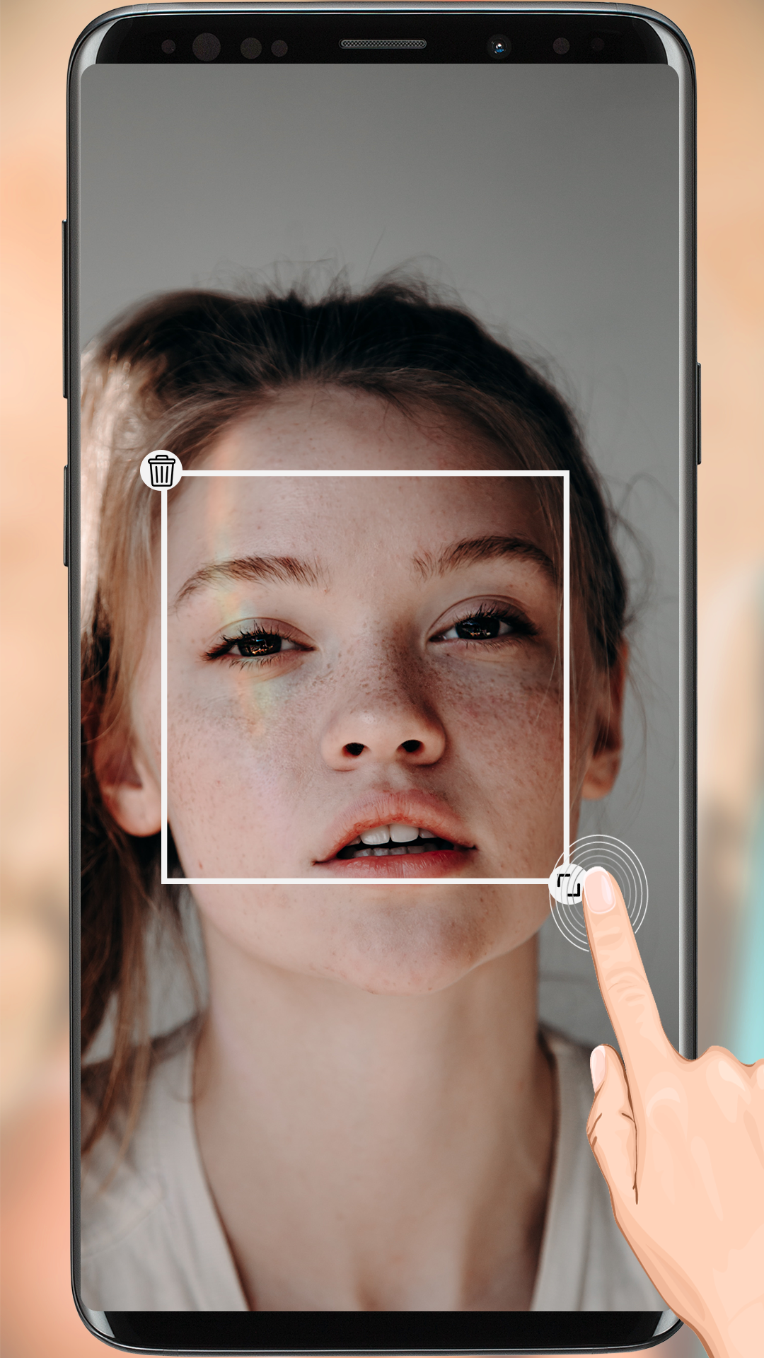 اسکرین شات 4 برنامه Freckles Filter Camera