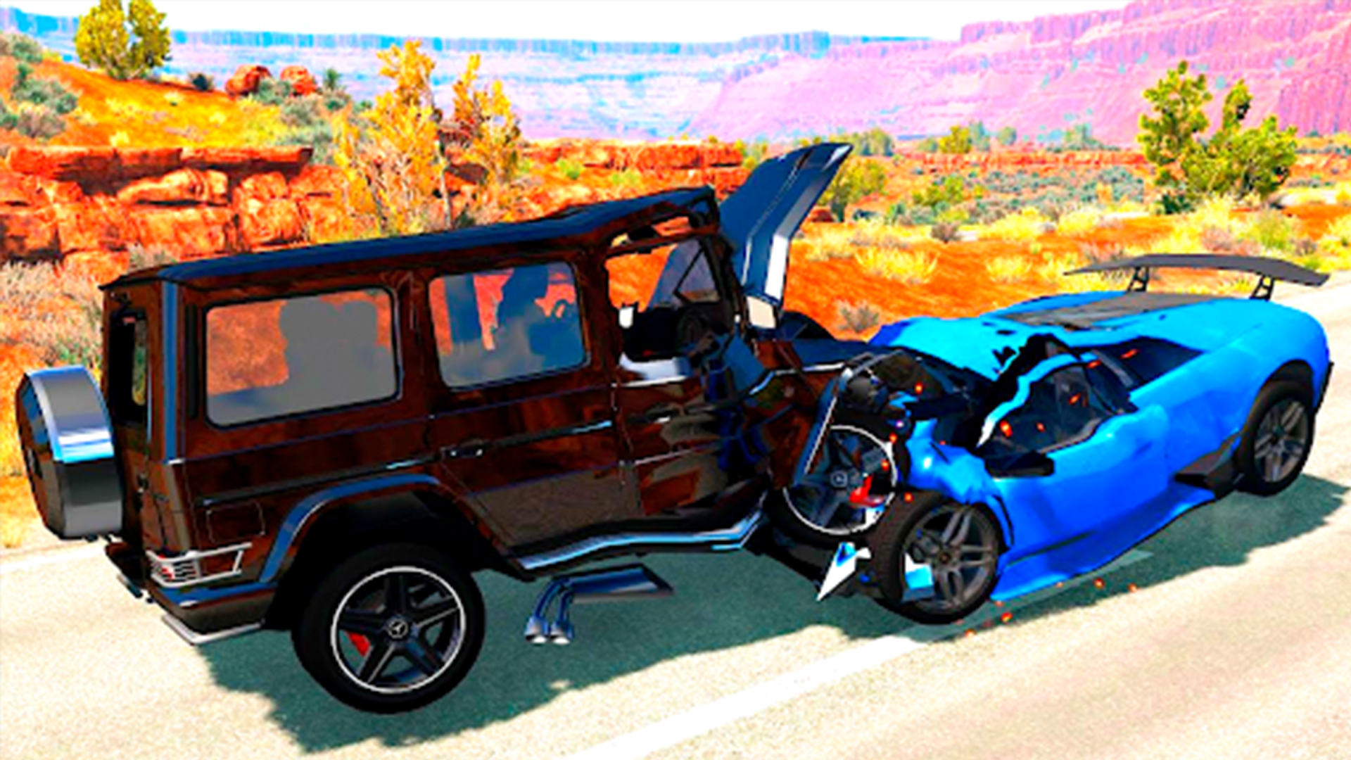 اسکرین شات 1 بازی Car Crash Premium offline