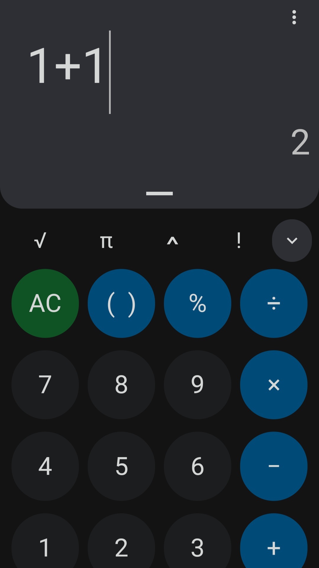 اسکرین شات 1 برنامه ماشین حساب