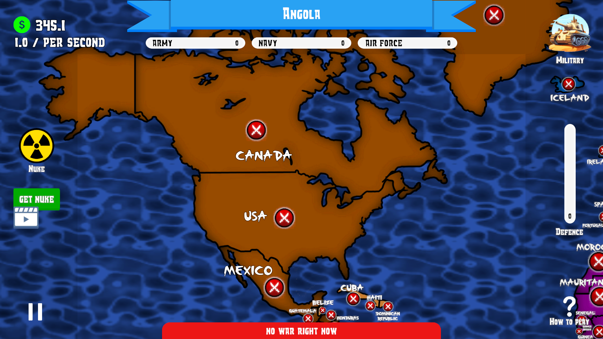 اسکرین شات 6 بازی Dictators War: World No Peace