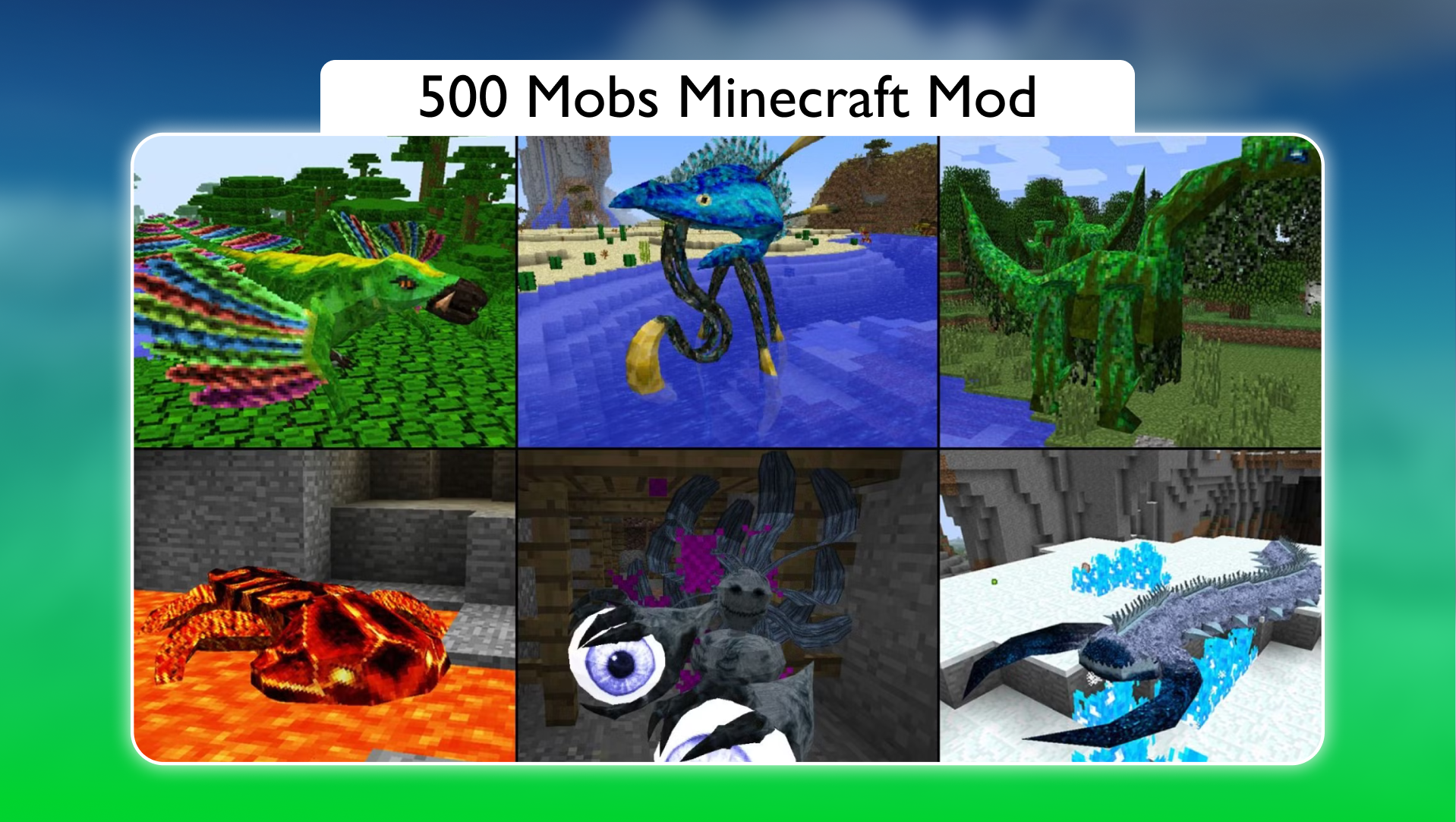 اسکرین شات 1 برنامه Mowzies Mobs for Minecraft Mod