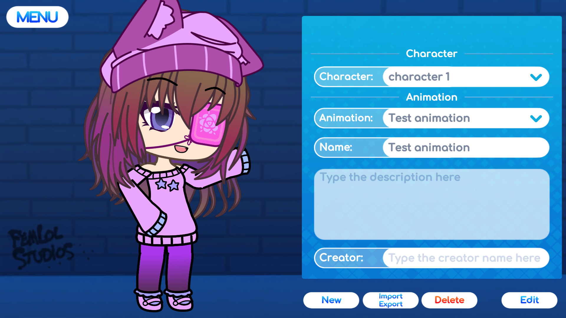 اسکرین شات 2 برنامه Little Character Animator