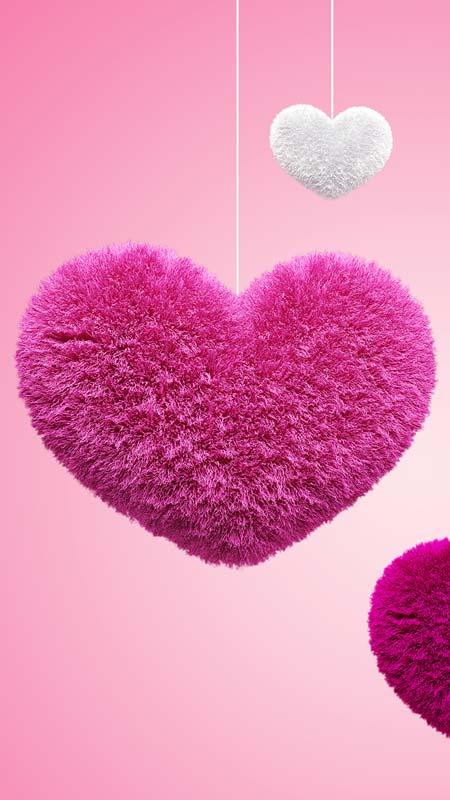 اسکرین شات 5 برنامه Fluffy Hearts Live Wallpaper