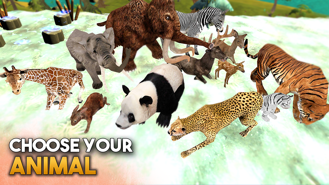اسکرین شات 3 بازی Animal Sim Online: Big Cats 3D