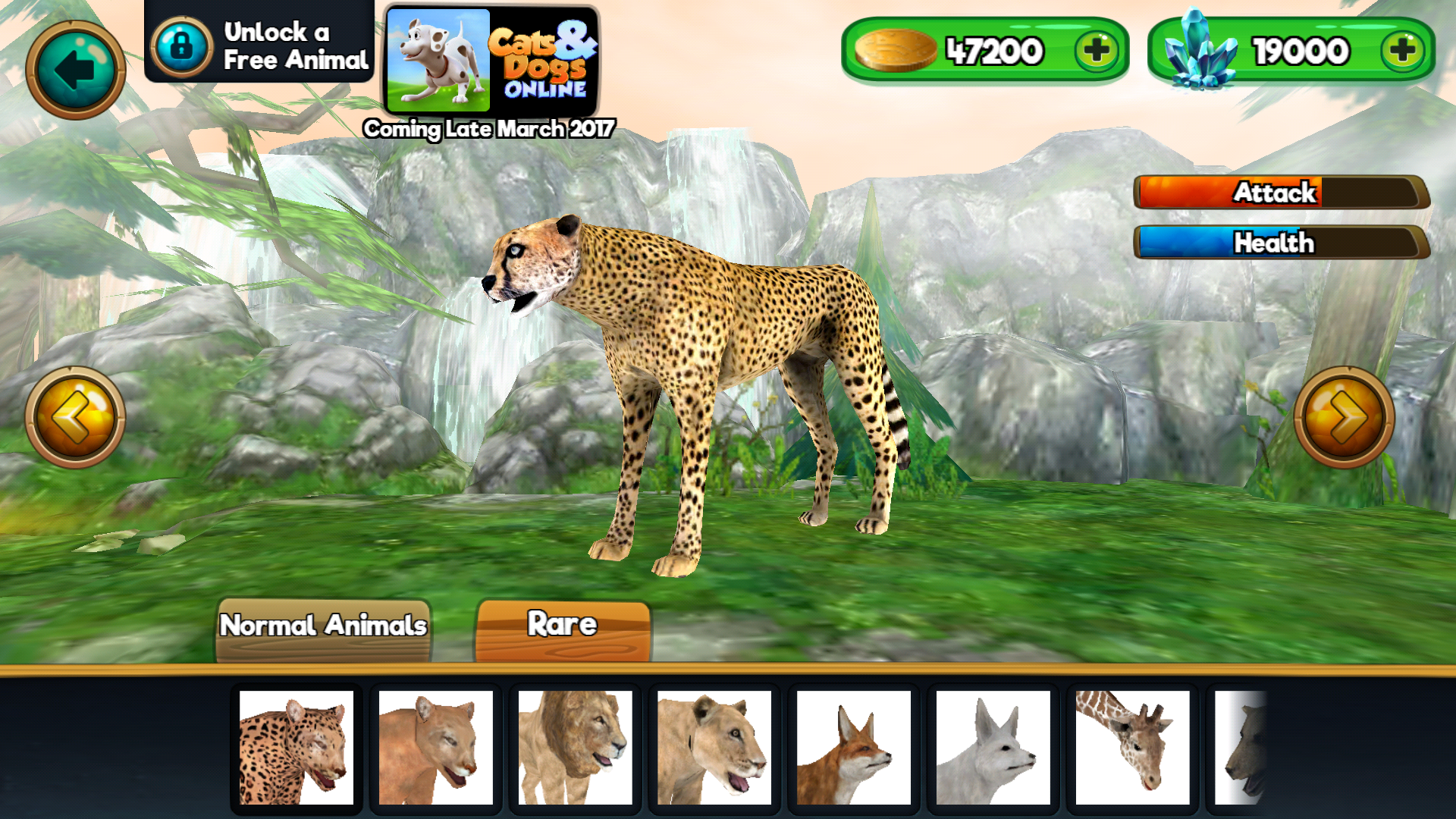 اسکرین شات 6 بازی Animal Sim Online: Big Cats 3D