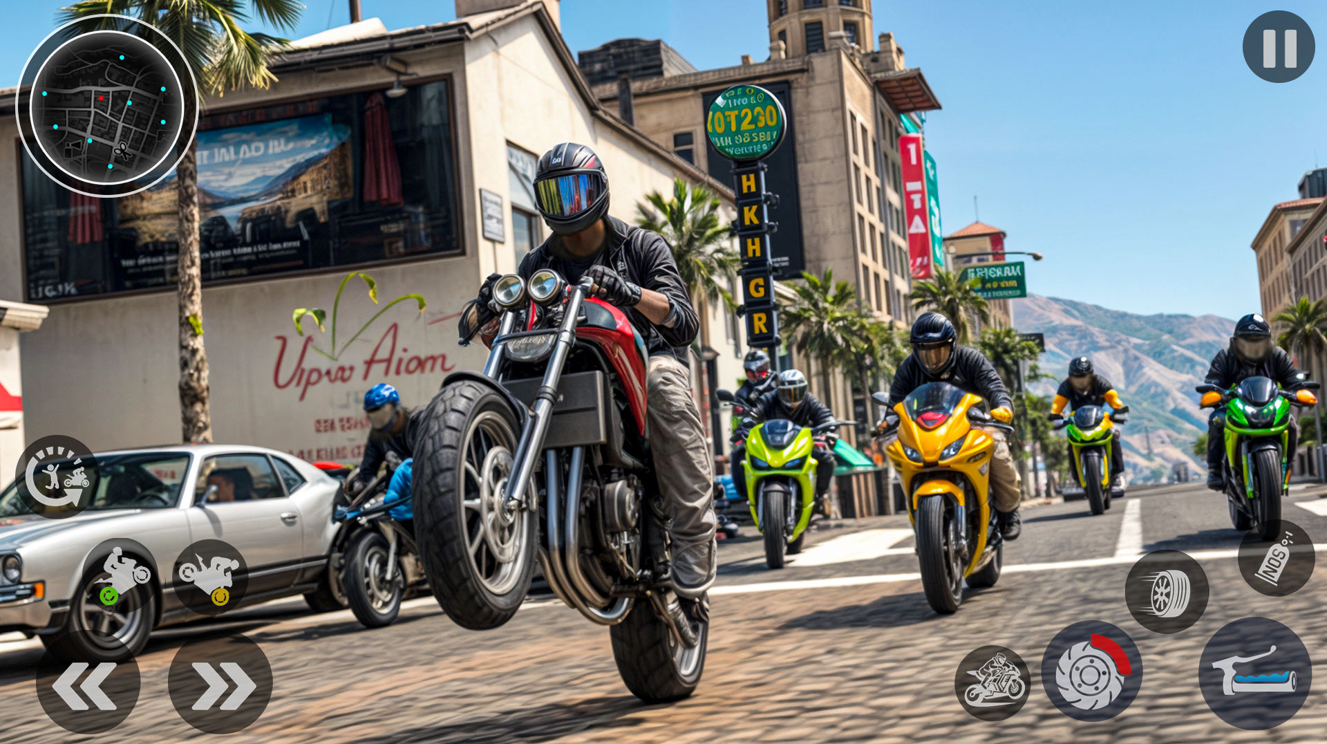 اسکرین شات 7 بازی Open World City Bike Driving
