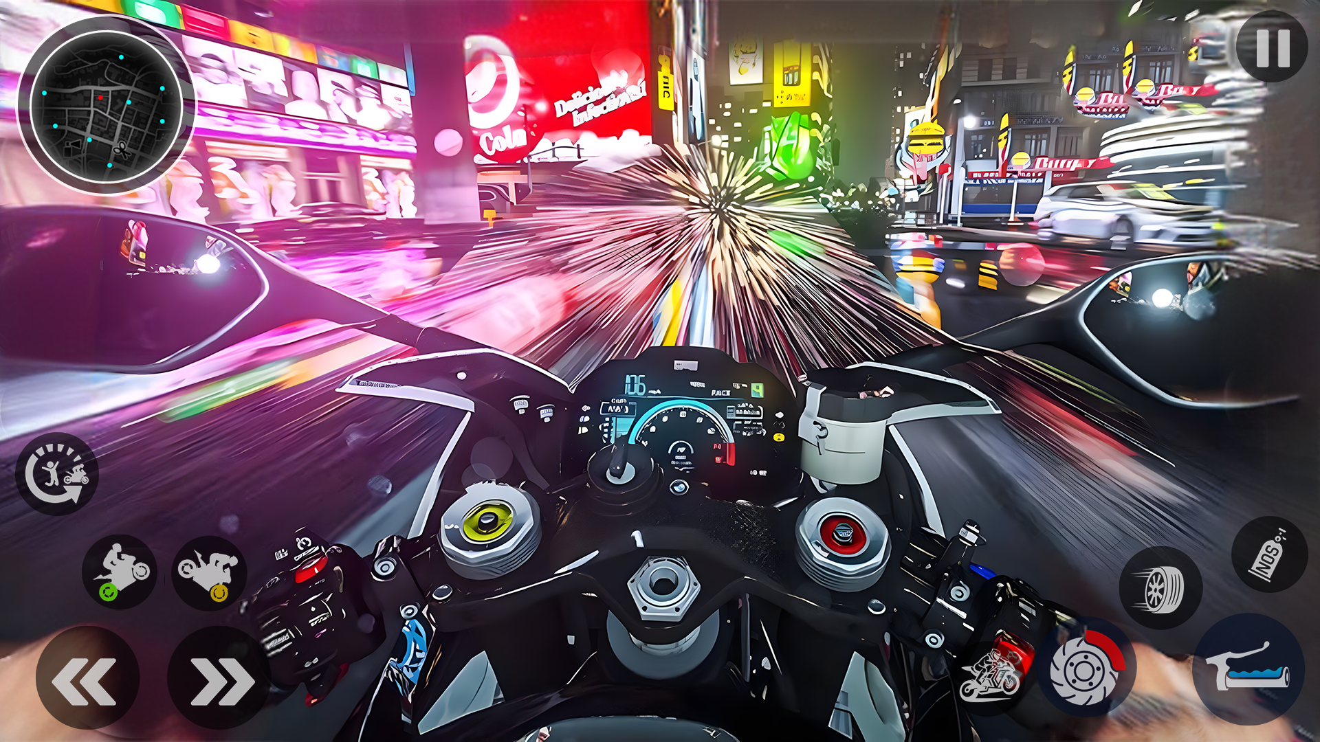 اسکرین شات 2 بازی Open World City Bike Driving