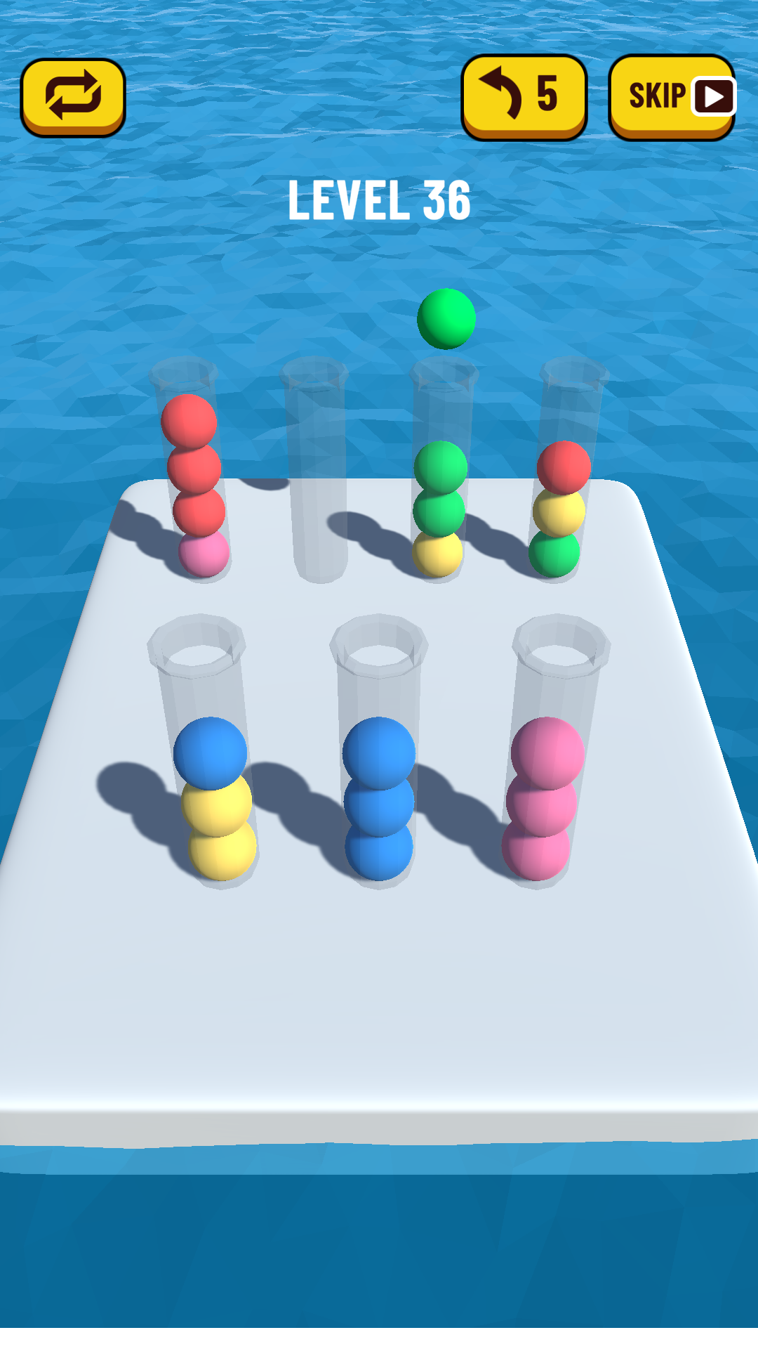 اسکرین شات 5 بازی Ball Sort Puzzle 3D