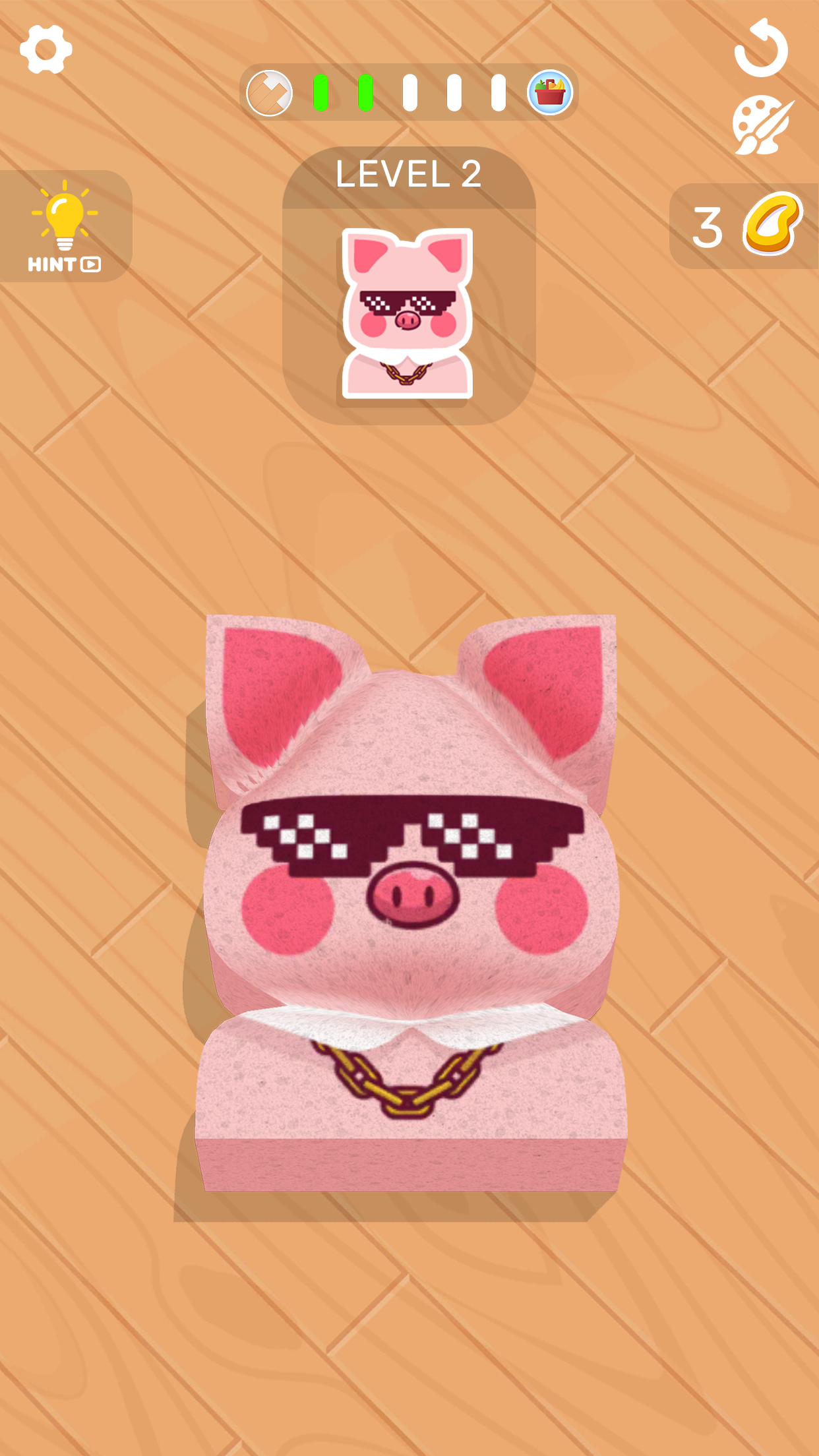 اسکرین شات 2 بازی Sponge Art: Shape Puzzle