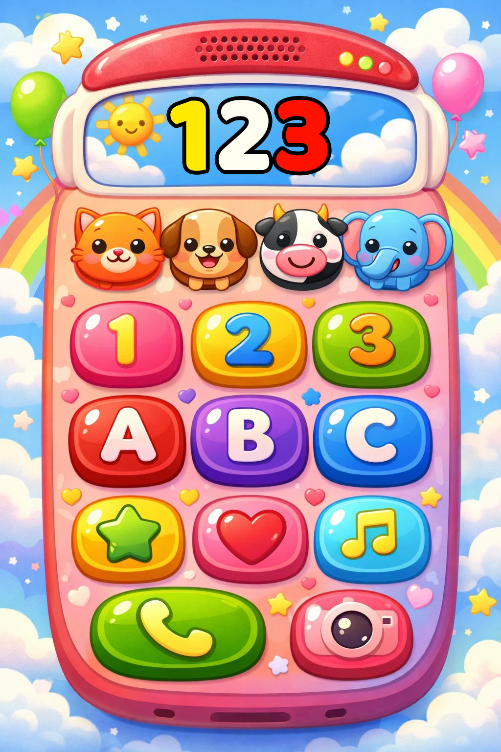 اسکرین شات 6 بازی Baby Phone - Kids Mobile Games