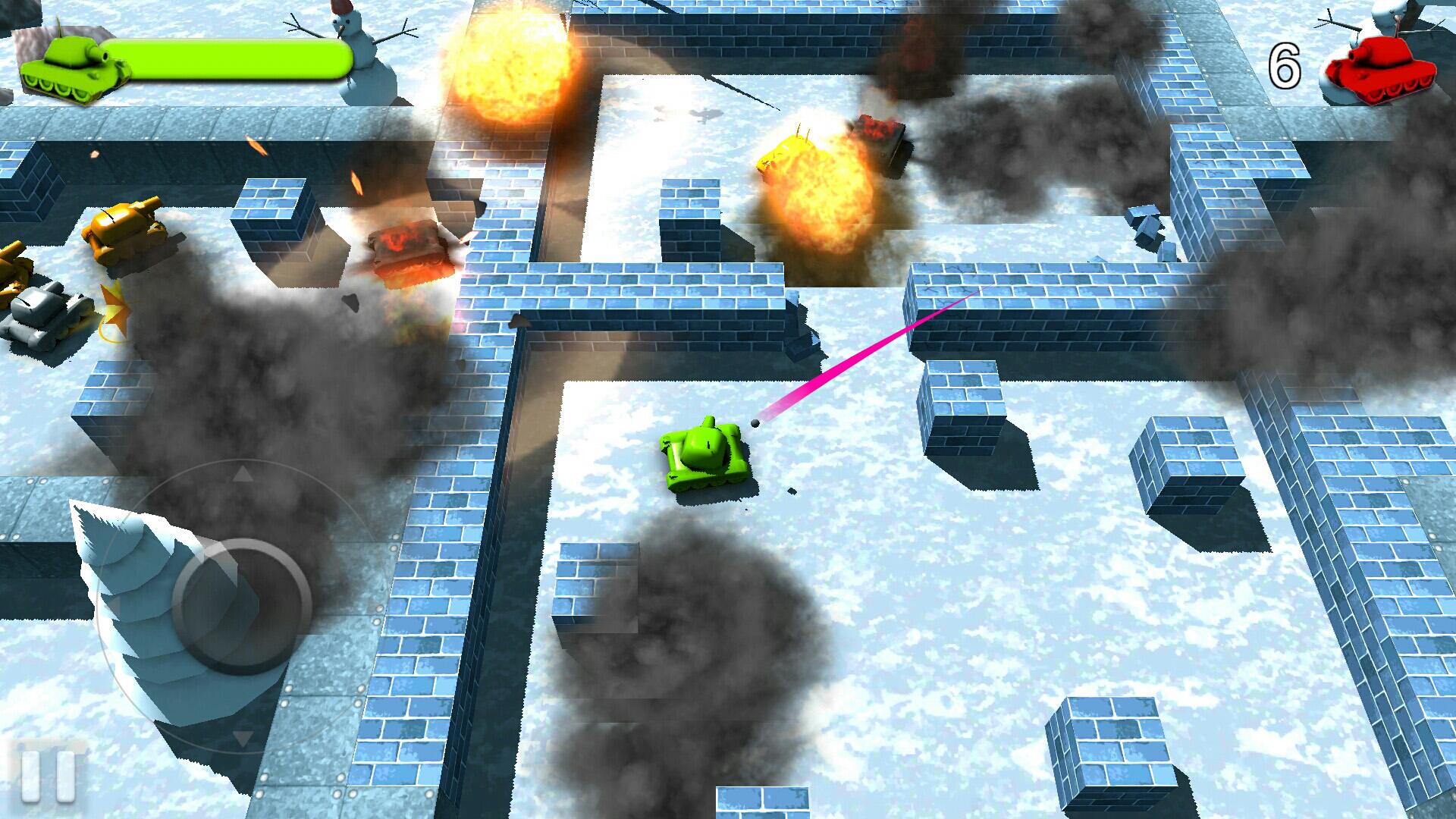 اسکرین شات 3 بازی WAR OF TANKS 2016