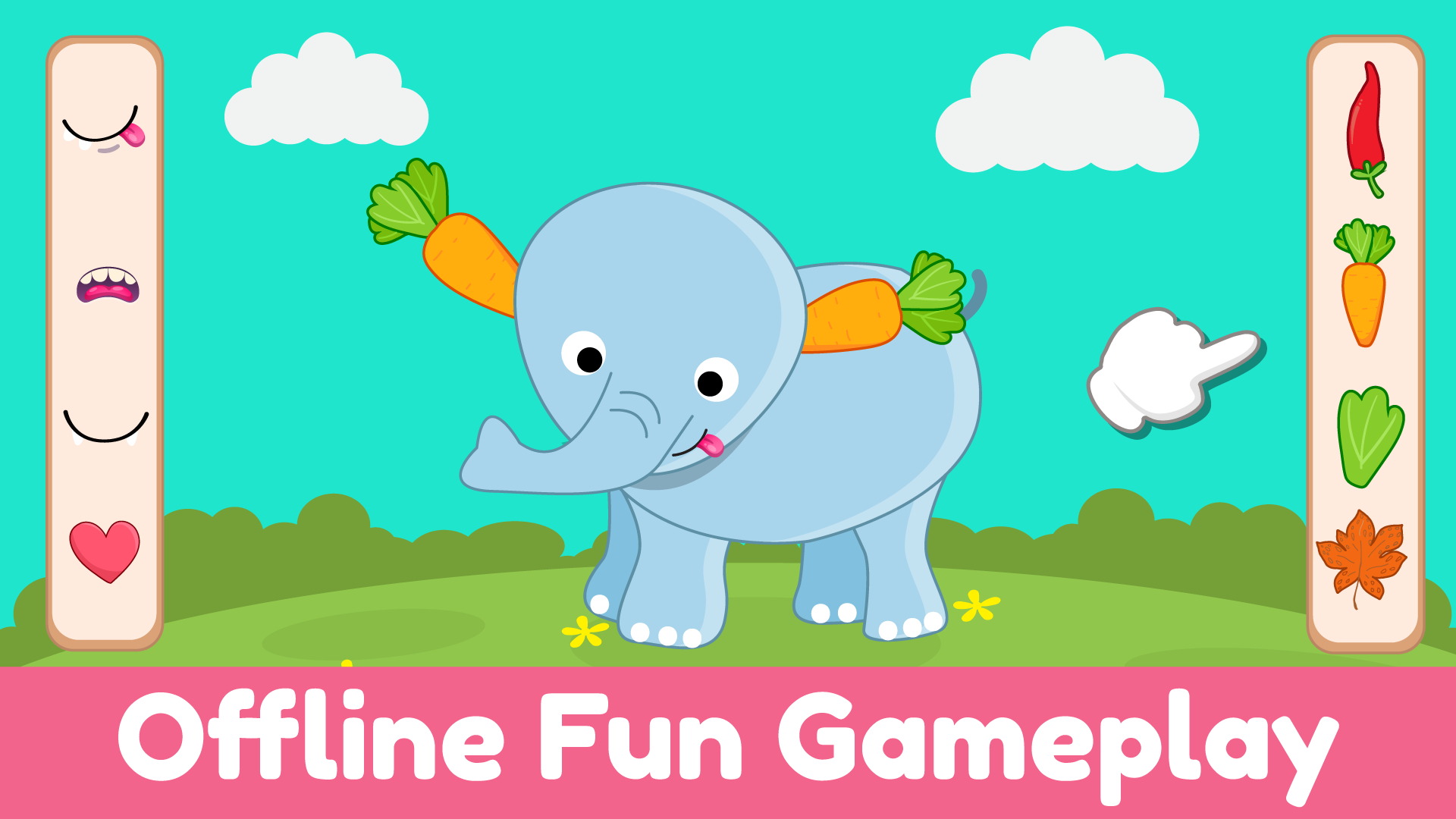 اسکرین شات 6 بازی ElePant Kids Learning Games 2+