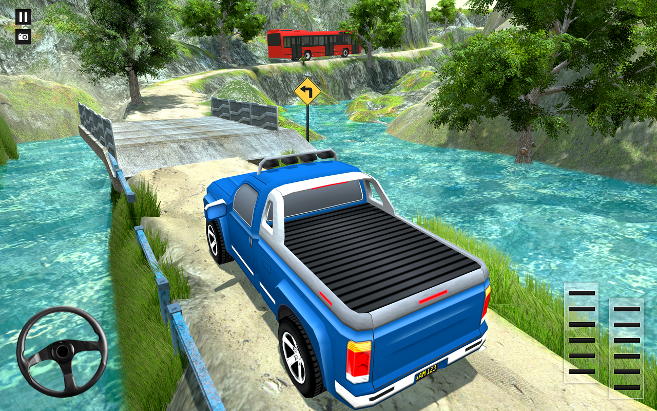 اسکرین شات 3 بازی Pickup Truck Driving 3D Game