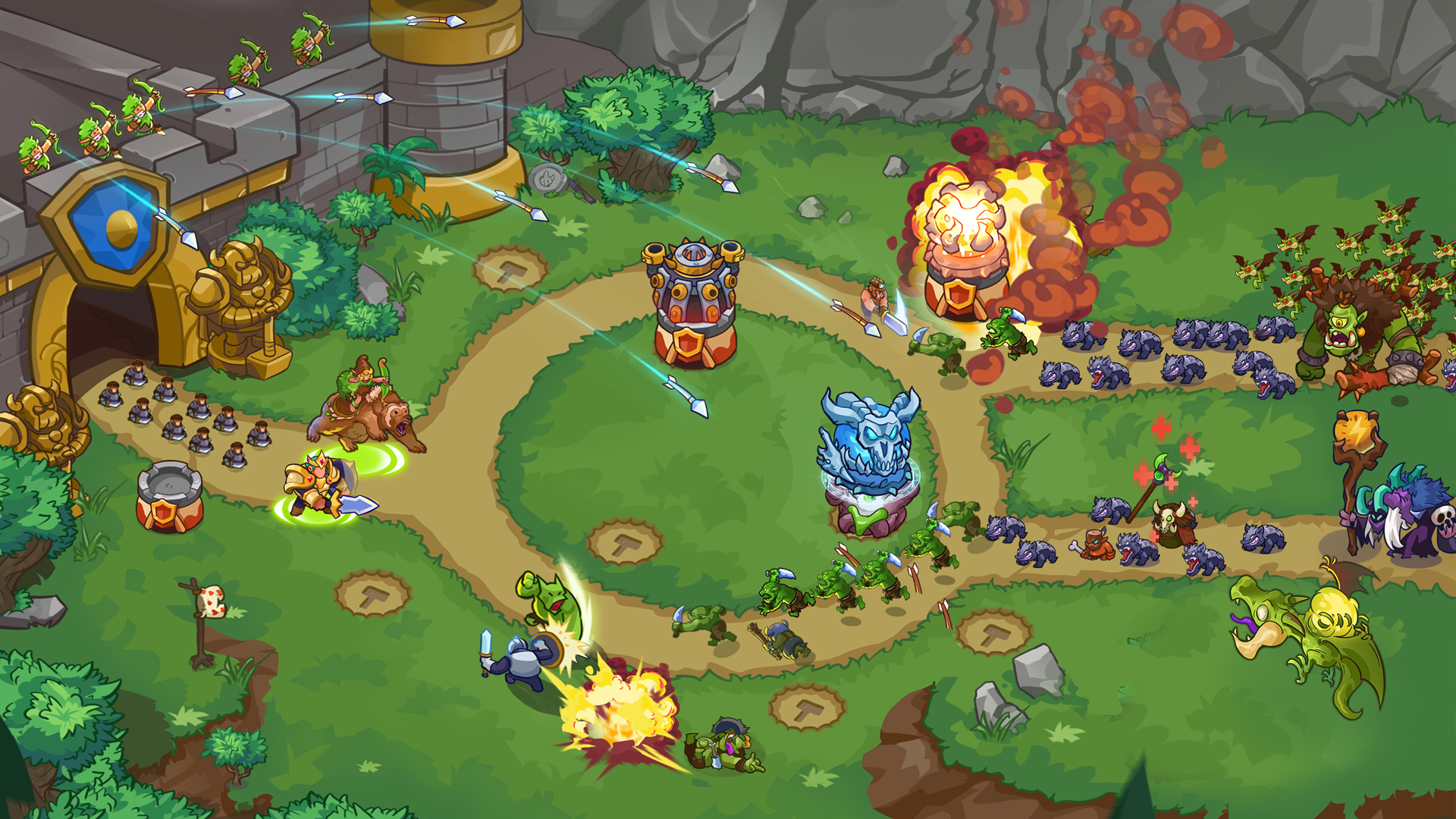 اسکرین شات 1 بازی King of Defense 2: Epic TD
