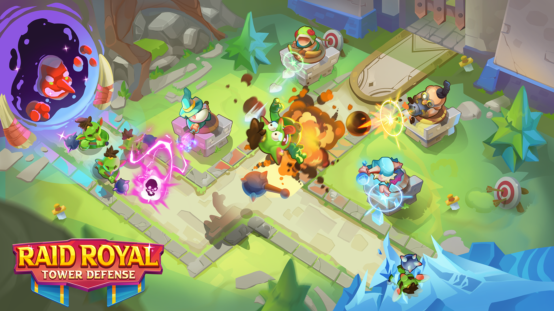 اسکرین شات 1 بازی Raid Royal: Tower Defense