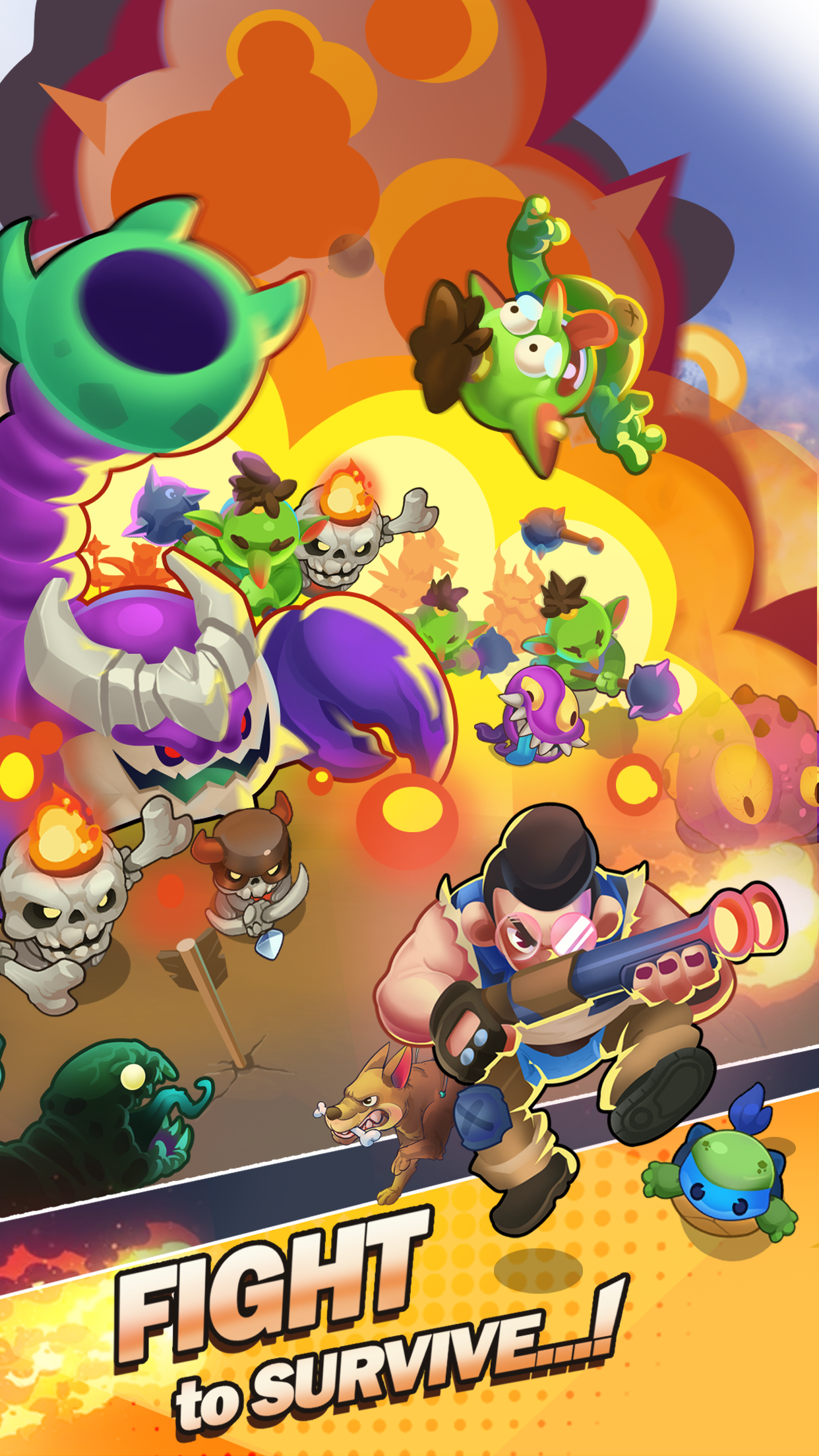 اسکرین شات 4 بازی iSurvivor: Epic Shoot ‘Em Up