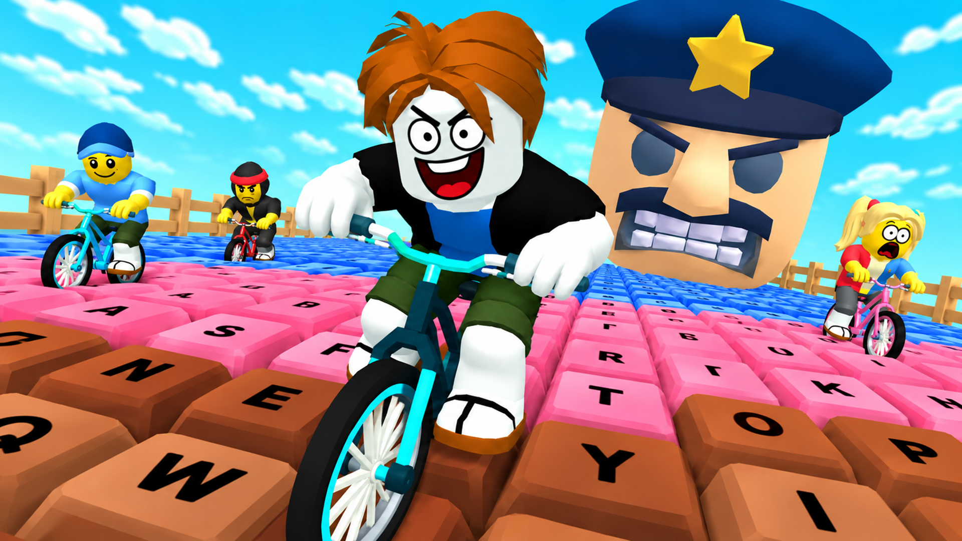 اسکرین شات 1 بازی Obby bike: Parkour Adventure