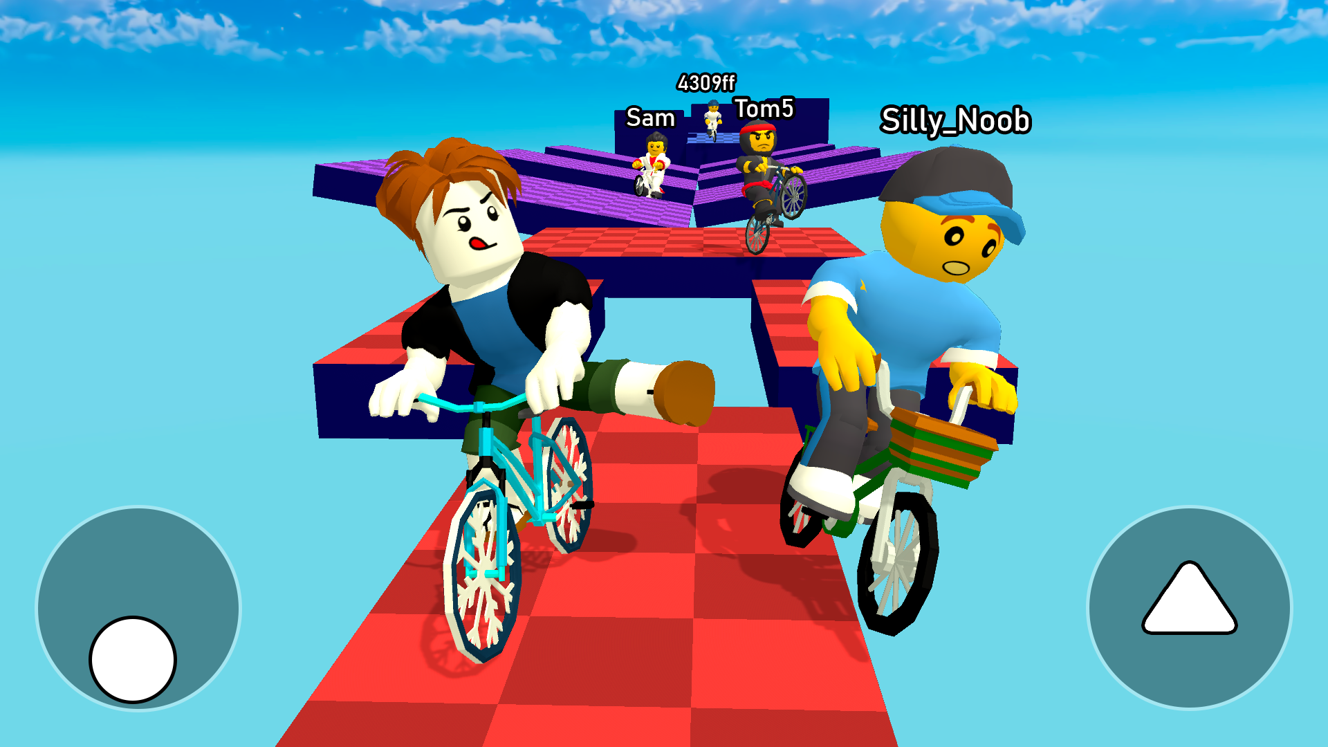 اسکرین شات 4 بازی Obby bike: Parkour Adventure