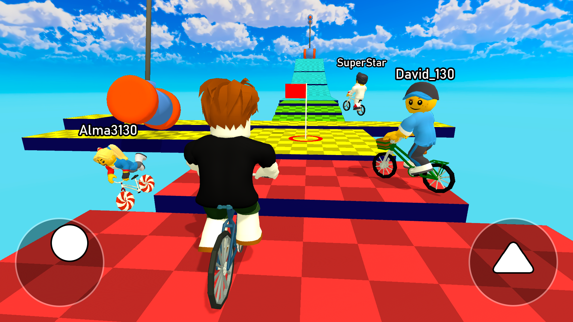 اسکرین شات 1 بازی Obby bike: Parkour Adventure